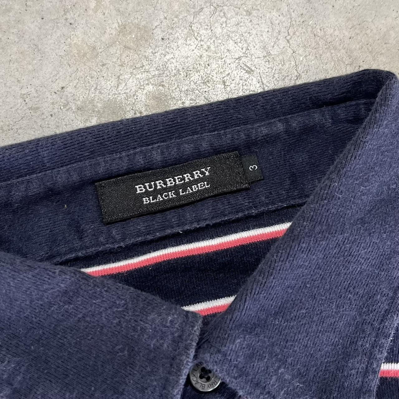 90s Burberry Striped Polo