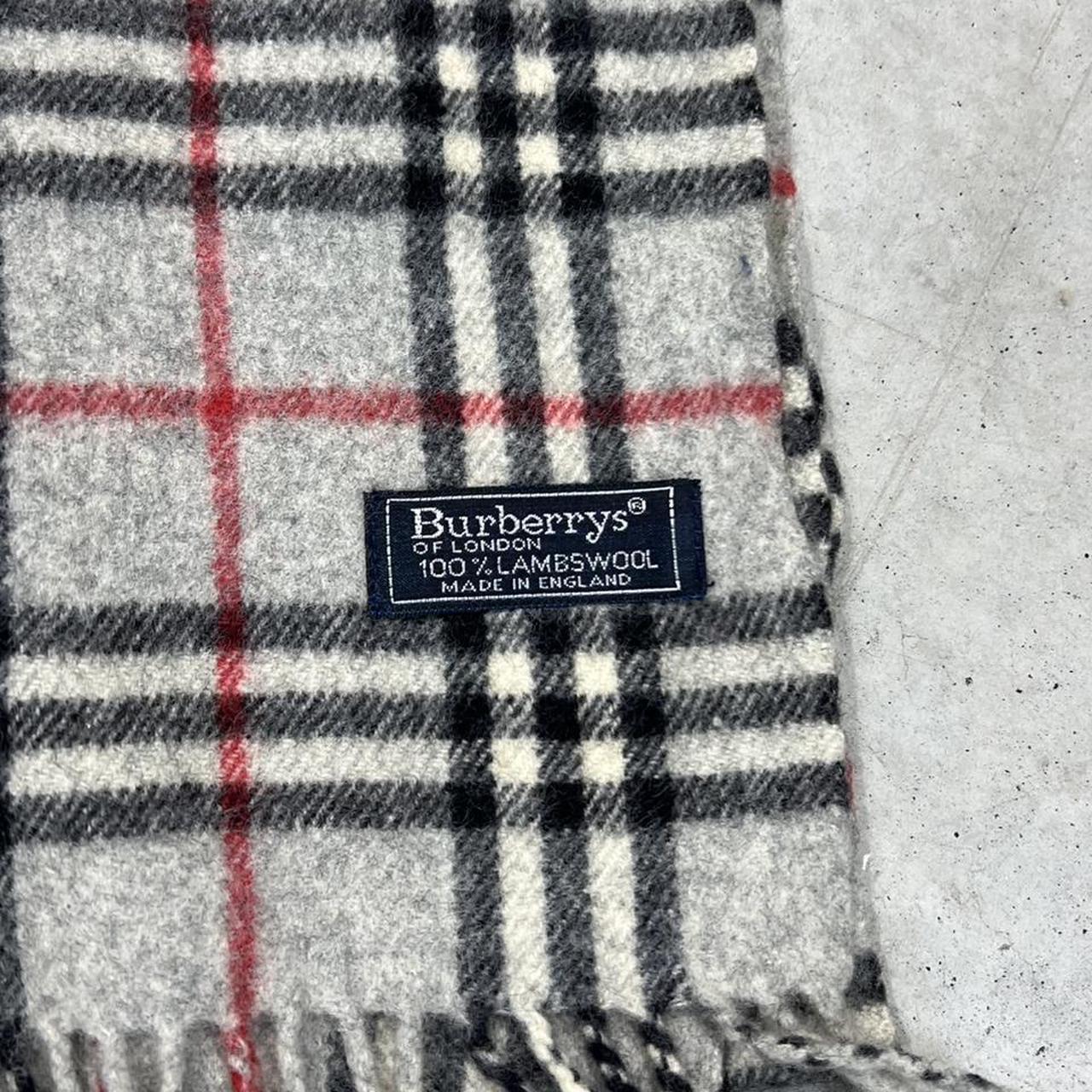 90s Burberrys Check Scarf
