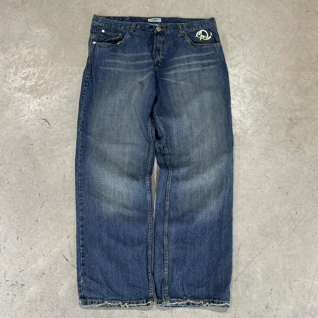 2000s Miskeen Embroidered Jeans