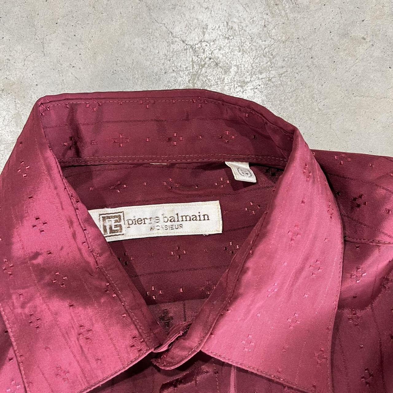 Pierre Balmain Satin Button Up