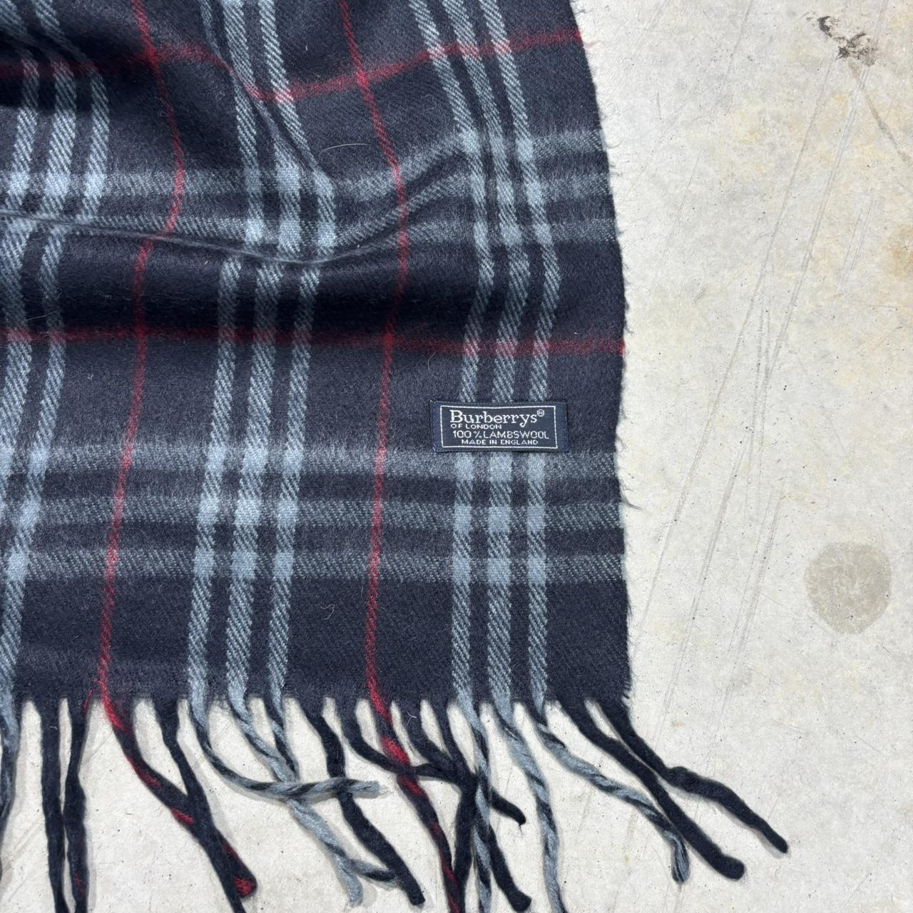 90s Burberrys Woolen Vintage Scarf