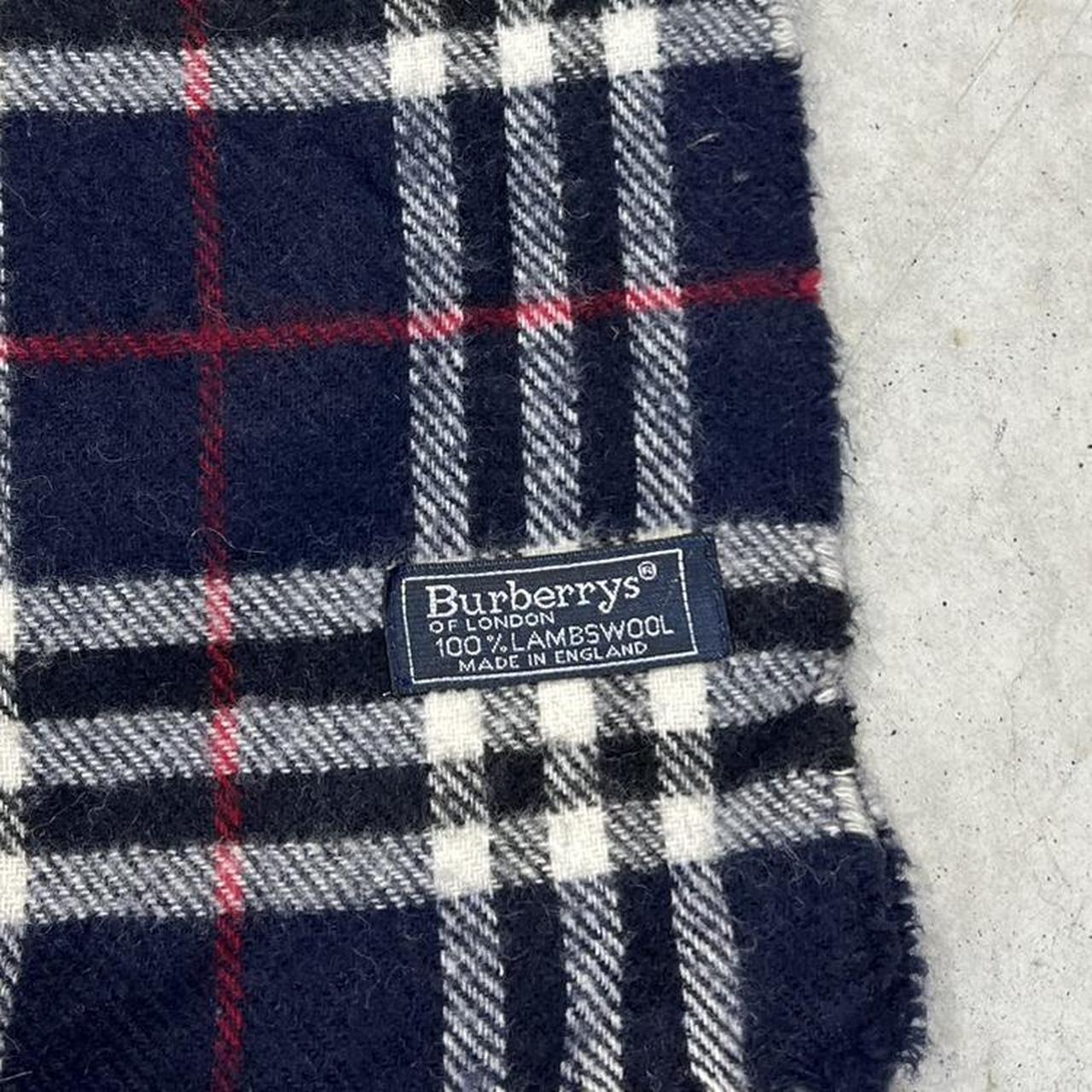 90s Burberrys Plaid Scarf