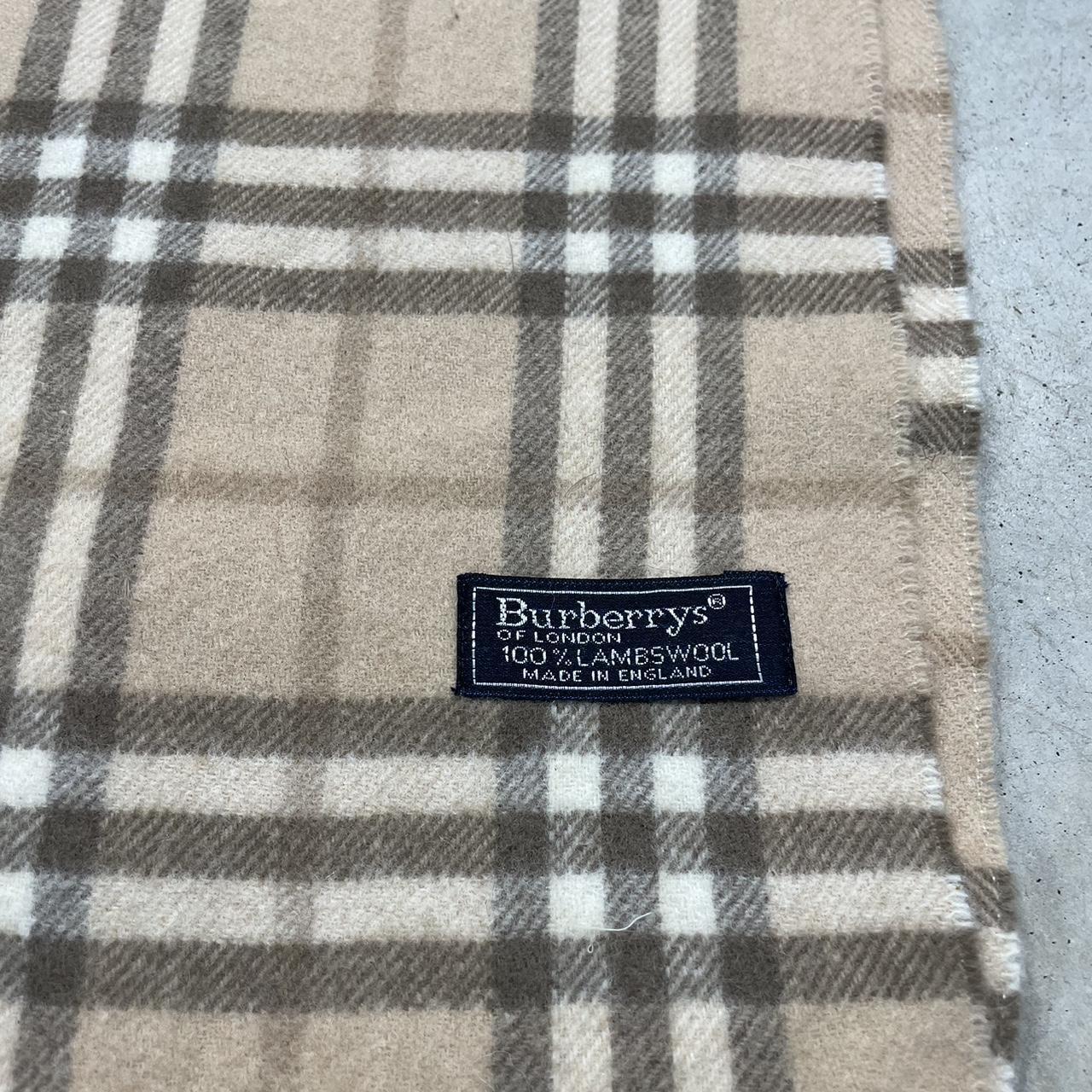 90s Burberrys Check Scarf