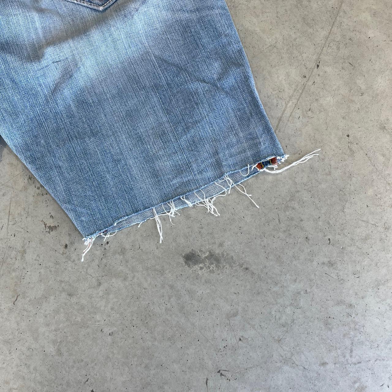 2000s Rock Revival Distressed Jorts