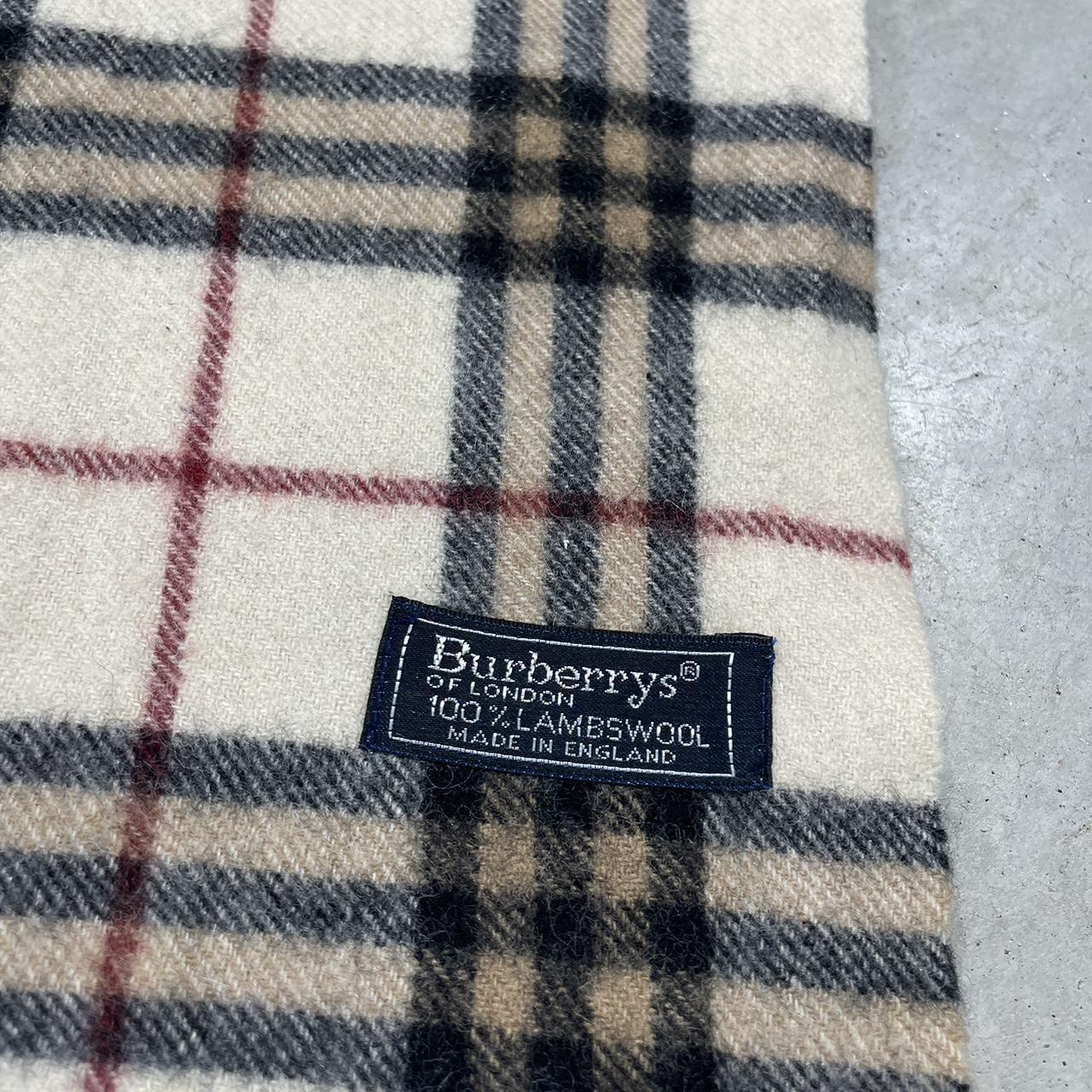 90s Burberrys Woolen Vintage 90s Rare Scarf