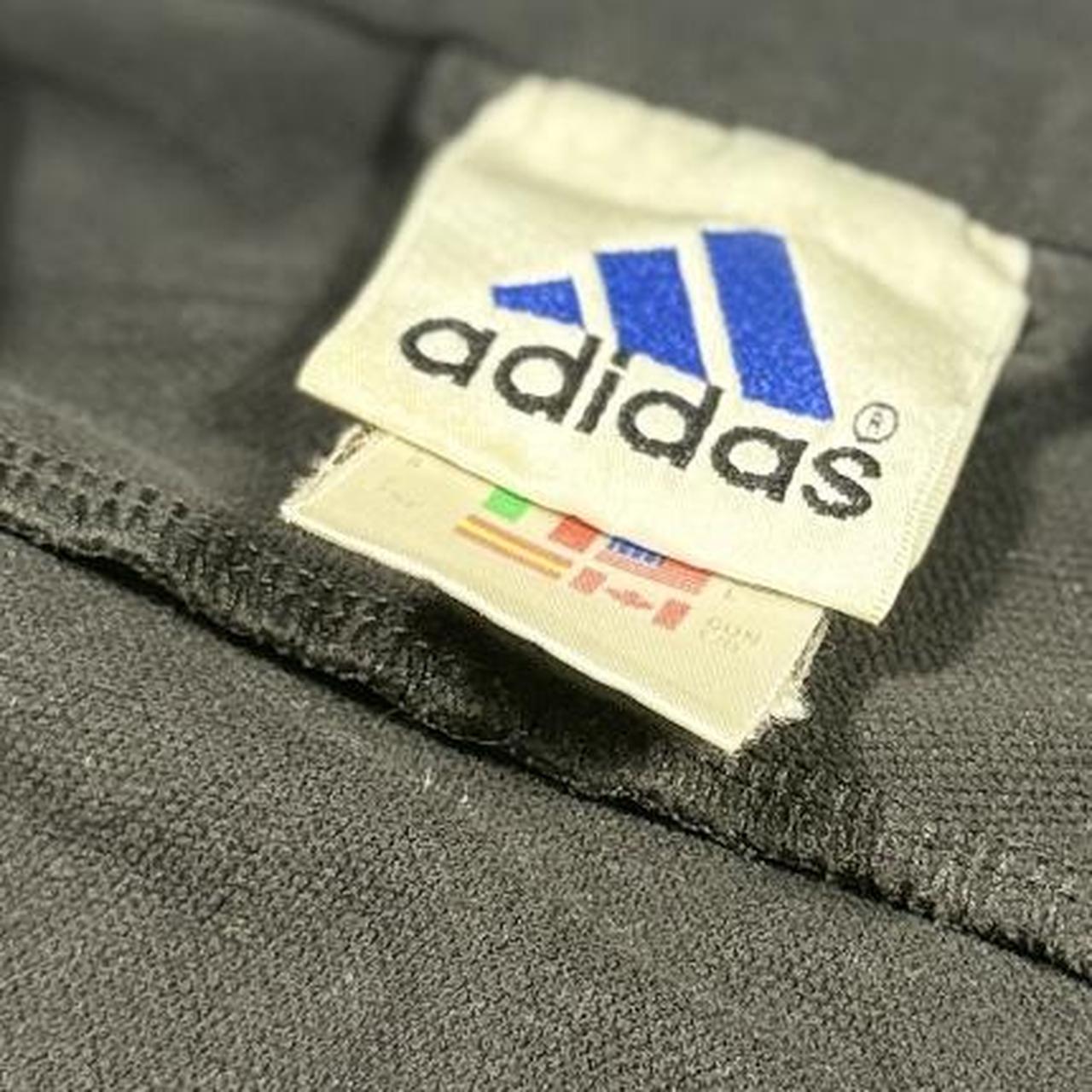 2000s Adidas Boxy Retro Zip Up Hoodie
