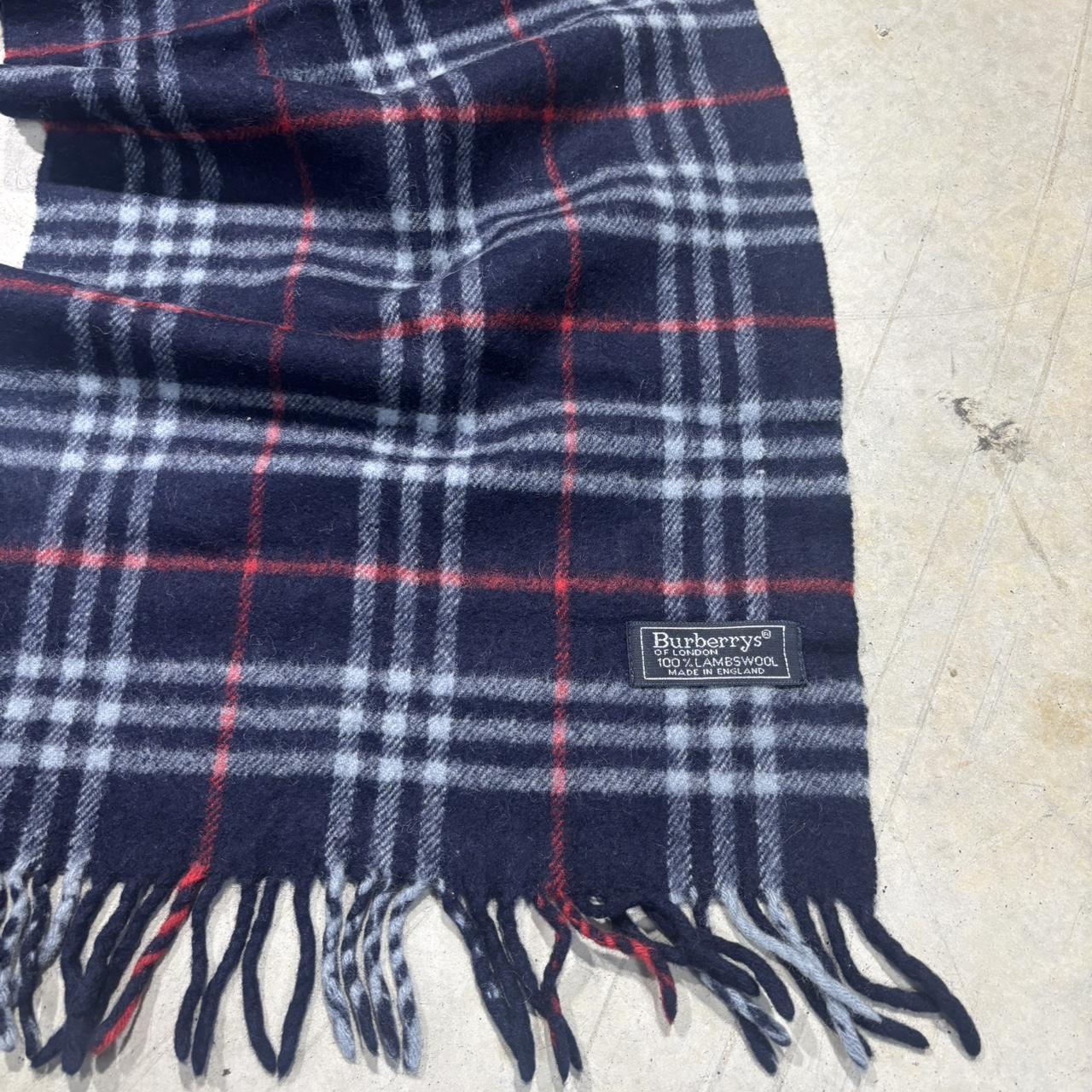 90s Burberrys Woolen Vintage Scarf