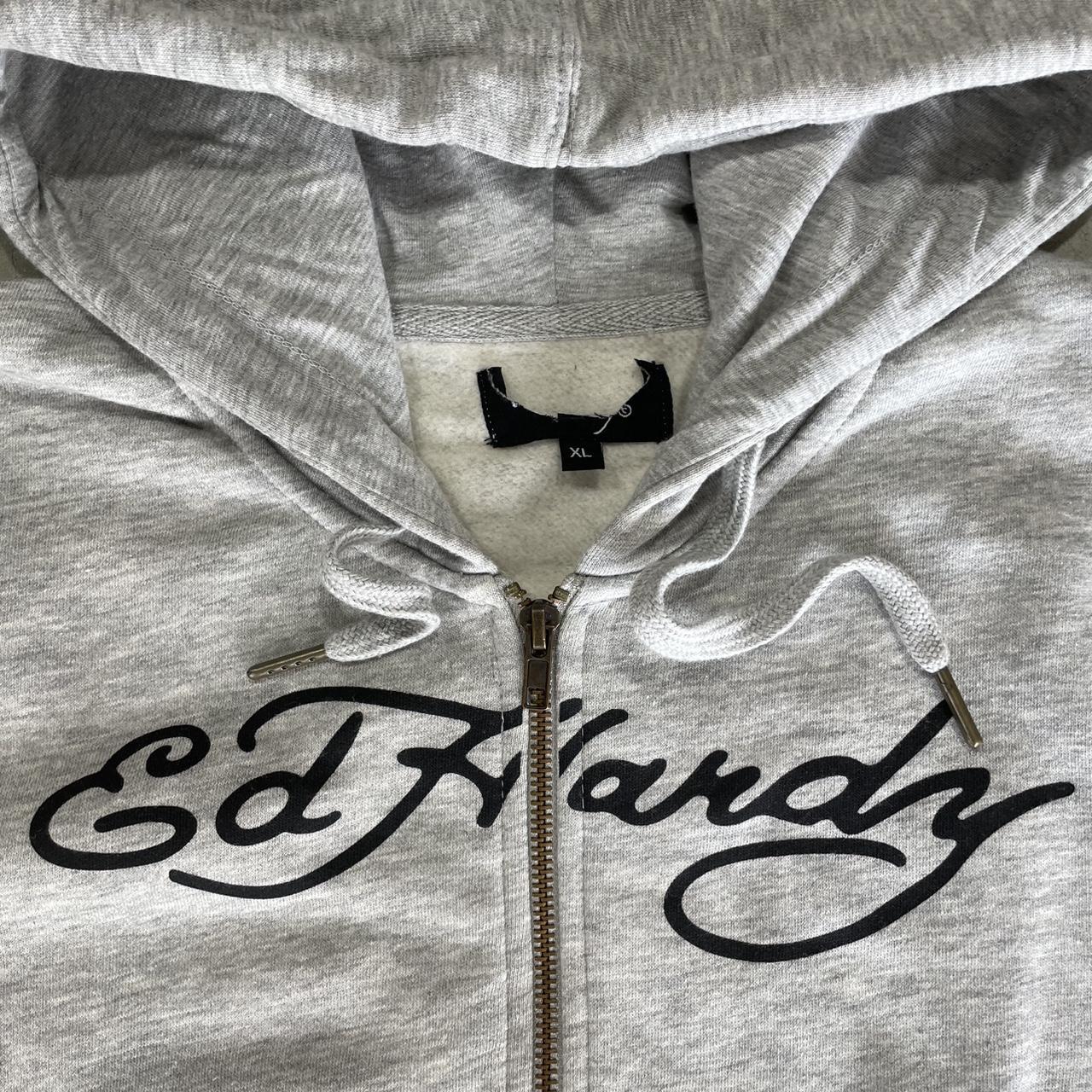 2000s Ed Hardy Hoodie Zip Up