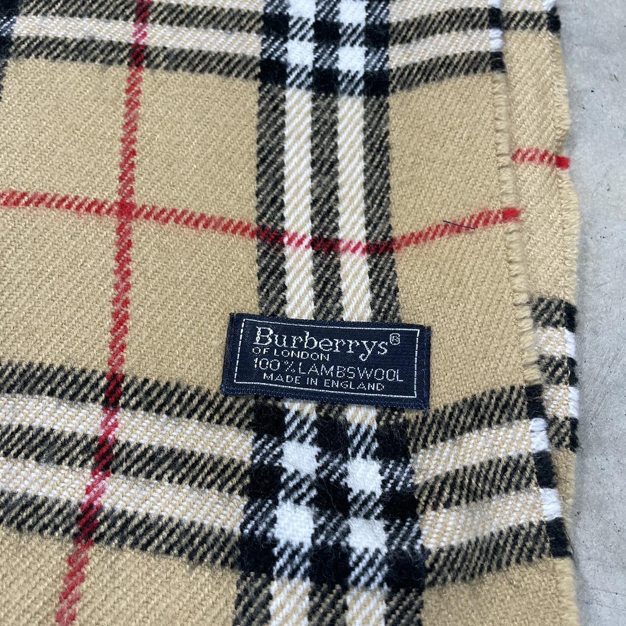 90s Burberrys Check Scarf