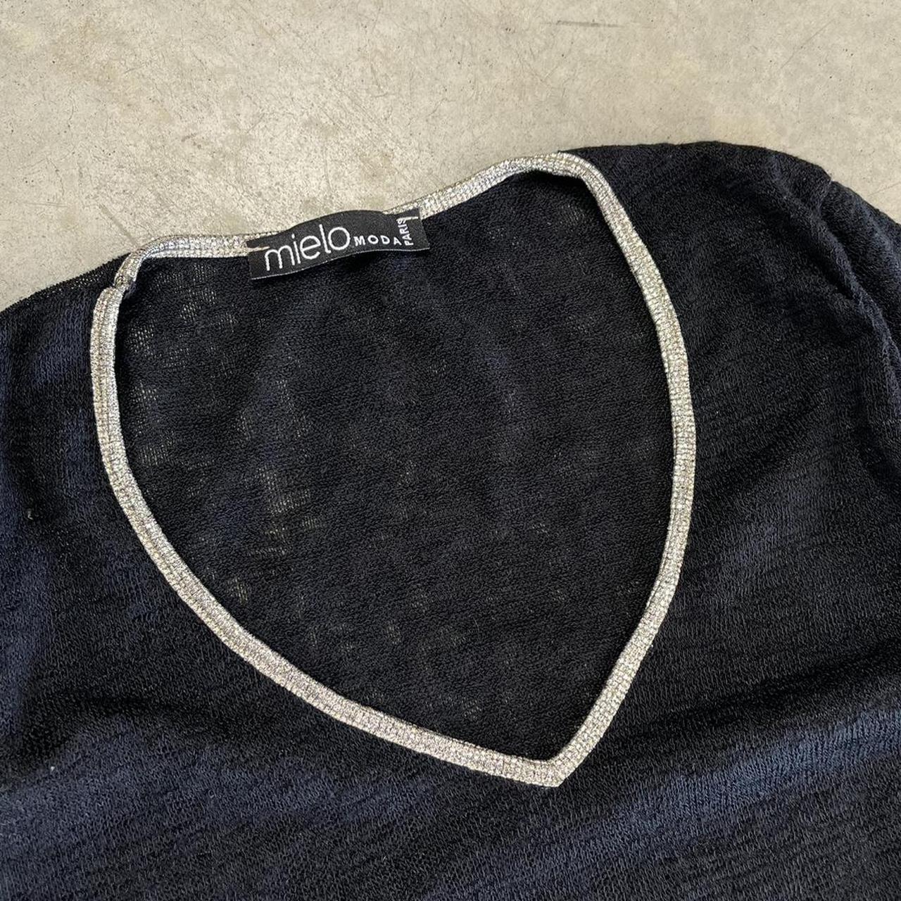 2000s Mielo Moda V Neck Knit