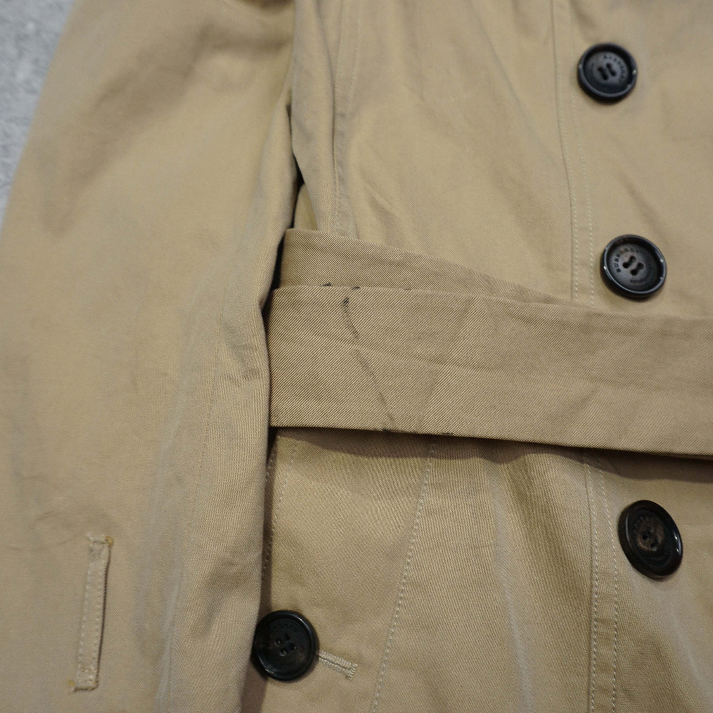 2000s Burberry Double Breasted Trench Coat