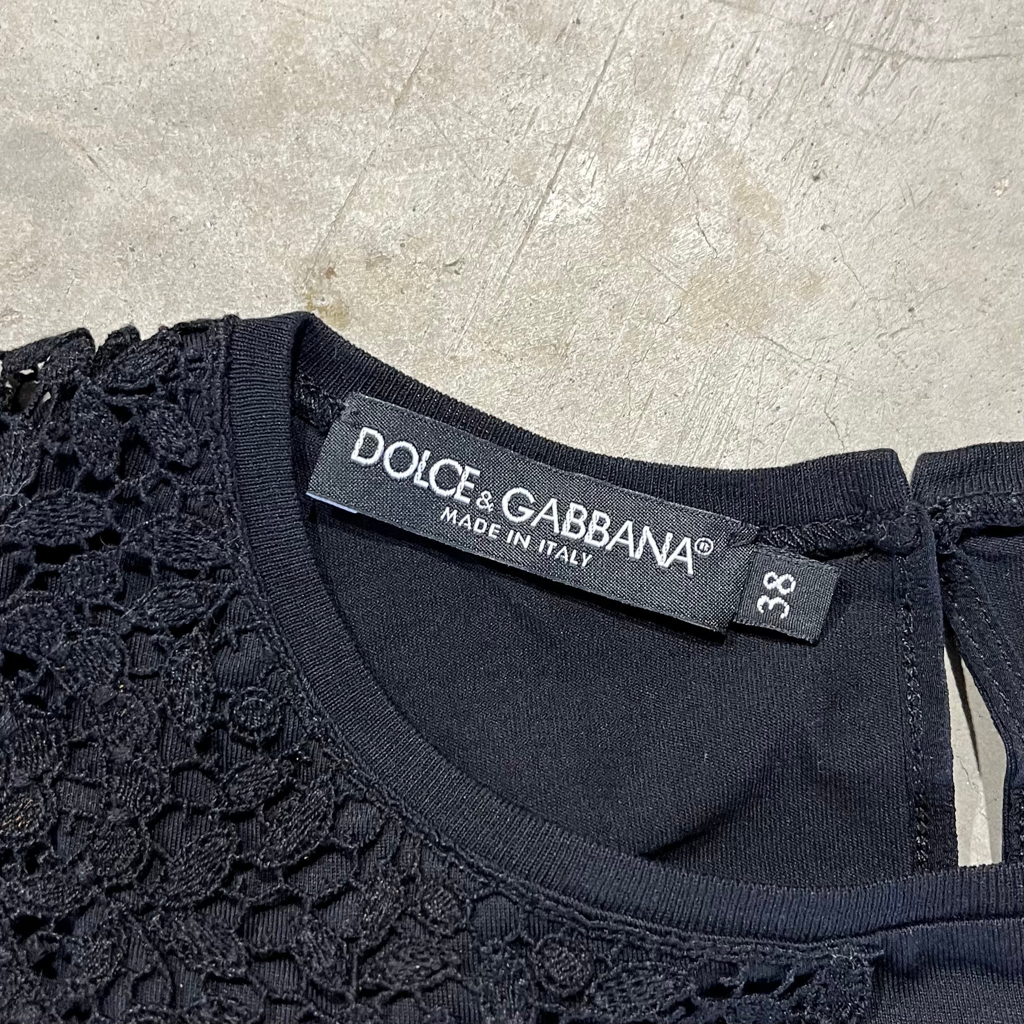 Dolce & Gabbana Lace Collar Cami