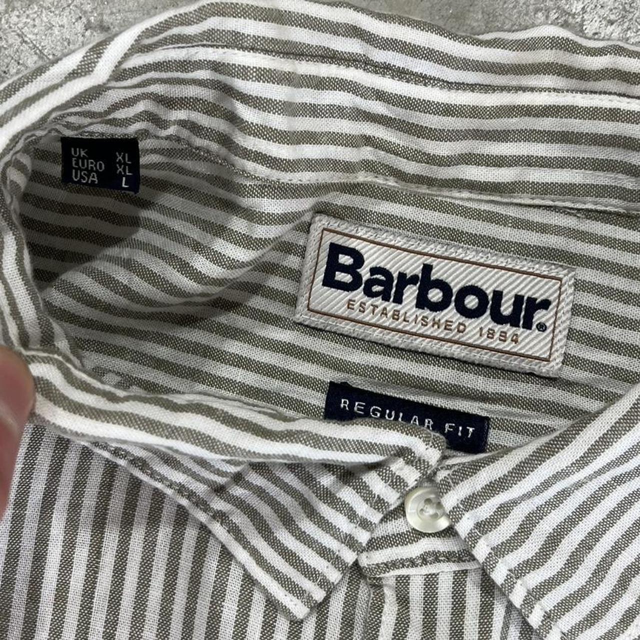 2000s Barbour Striped Button Up