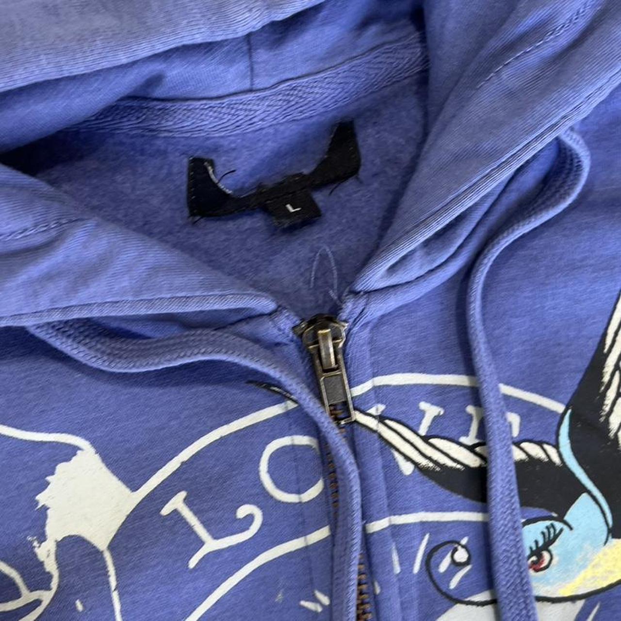 2000s Ed Hardy Graphic Hoodie Zip Up