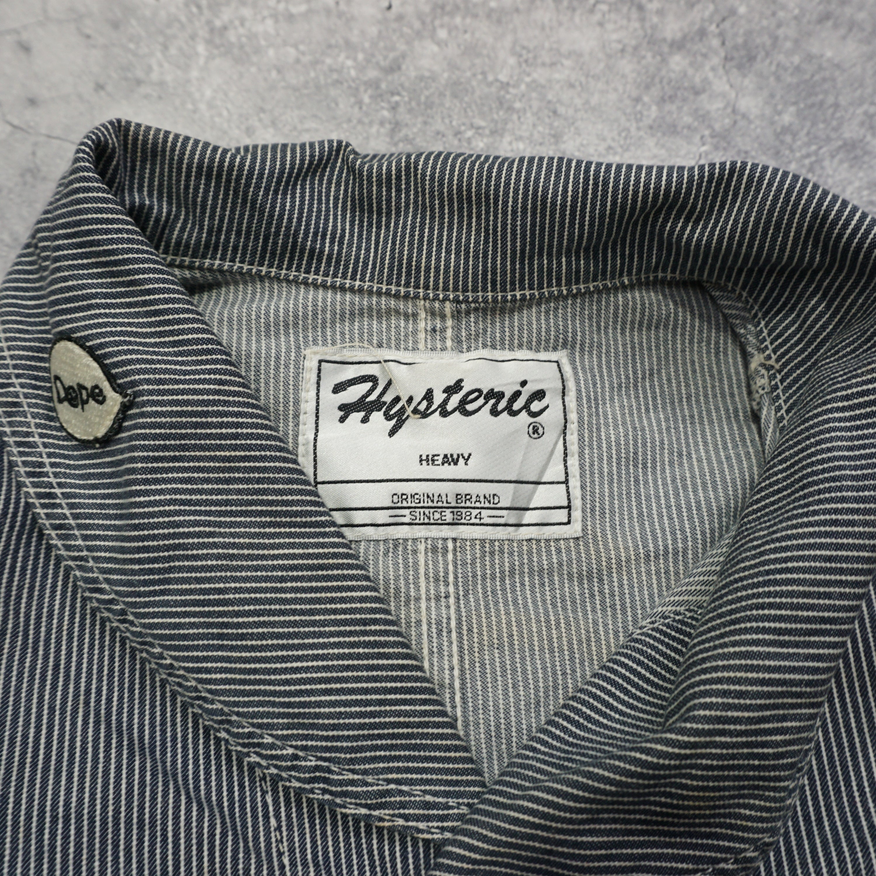 2000s Hysteric Glamour Striped Work Jacket