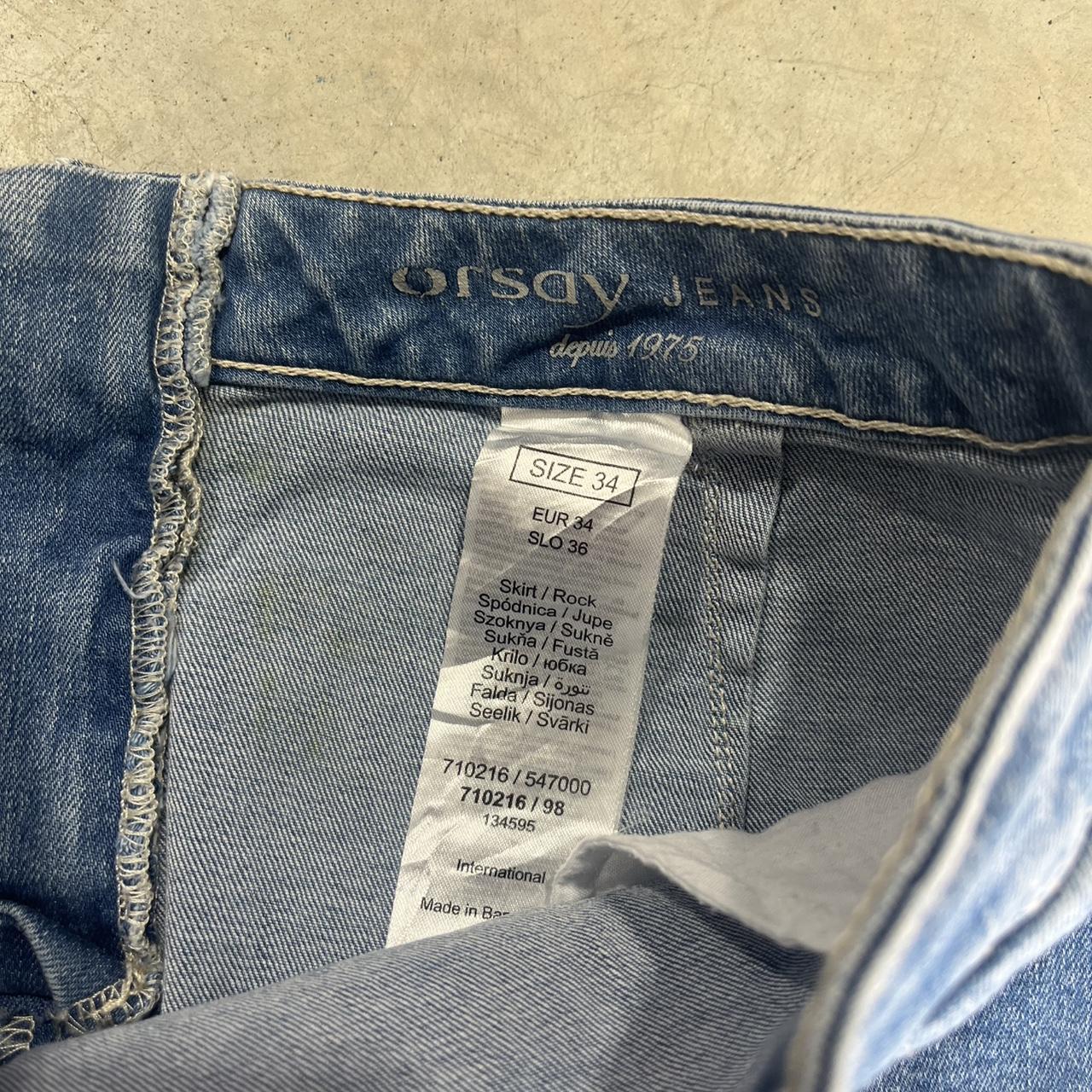 2000s Orsay Embroidered Skirt