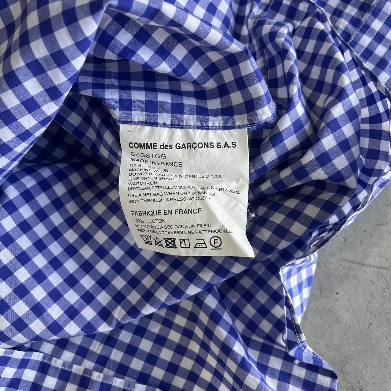 Comme Des Garcons Shirt Checkered Button Up