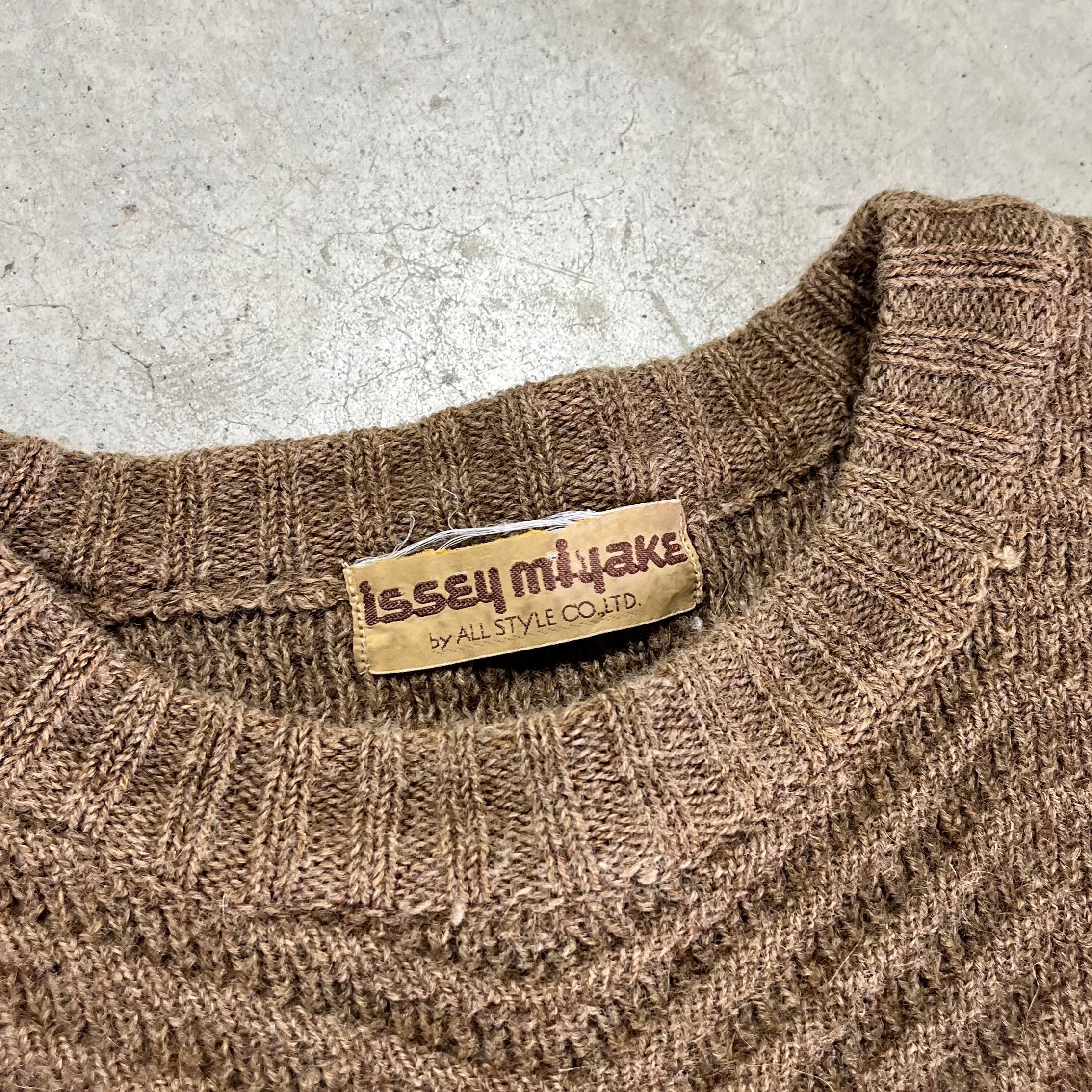 Issey Miyake Wool Knit Sweater