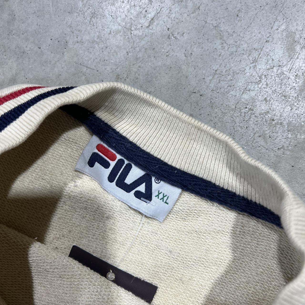 2000s Fila Boxy Crewneck Zip Up