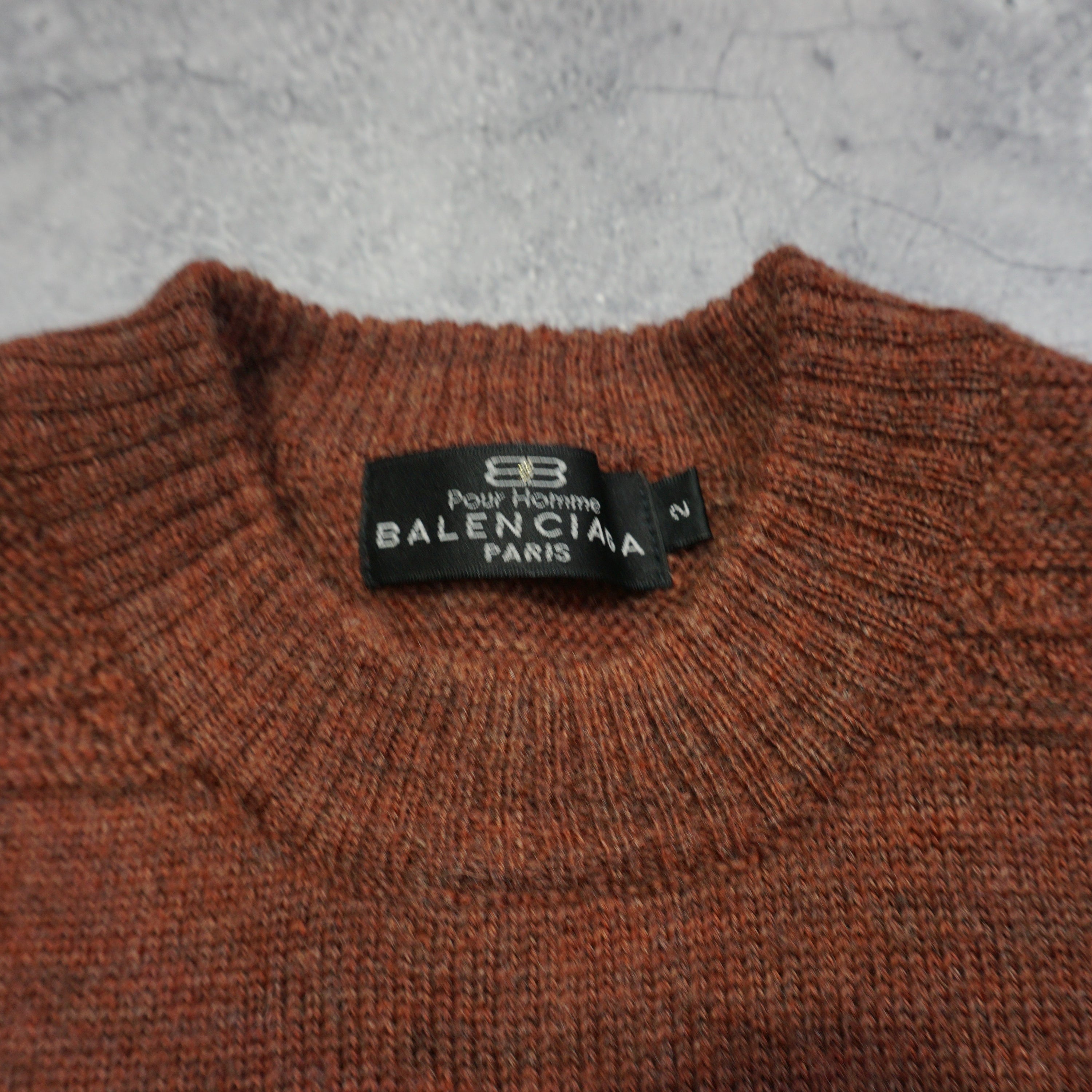 2000s Balenciaga Logo Sweater