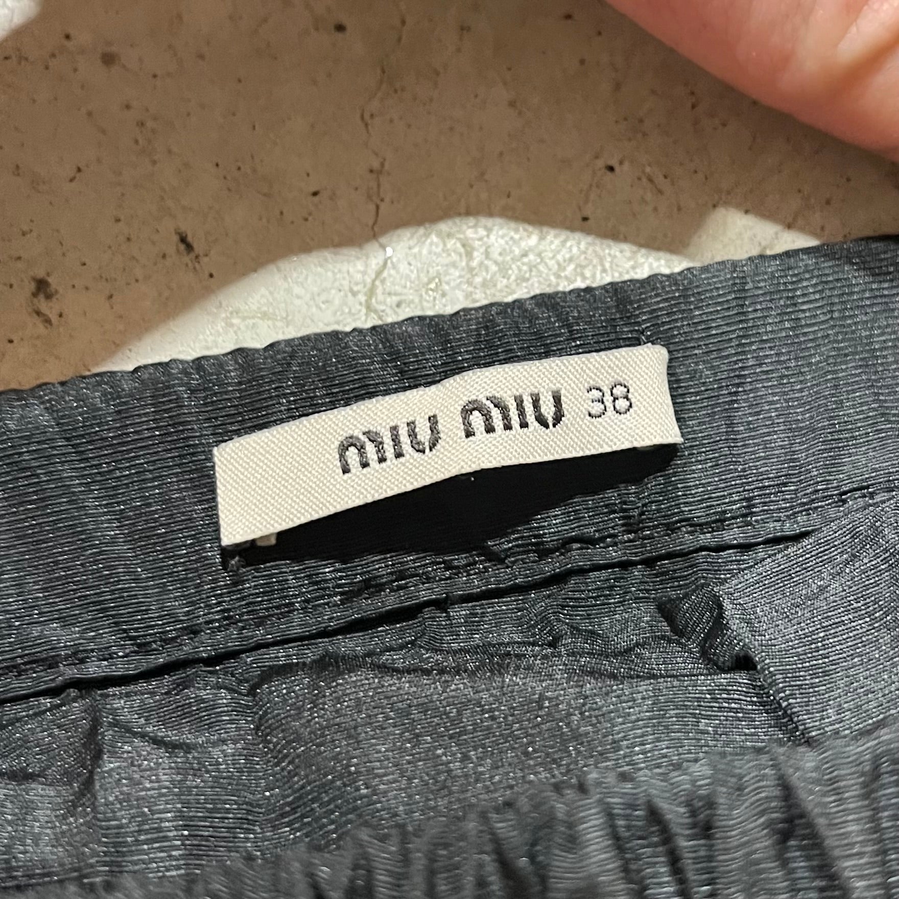 Miu Miu Ruffled Mini Skirt