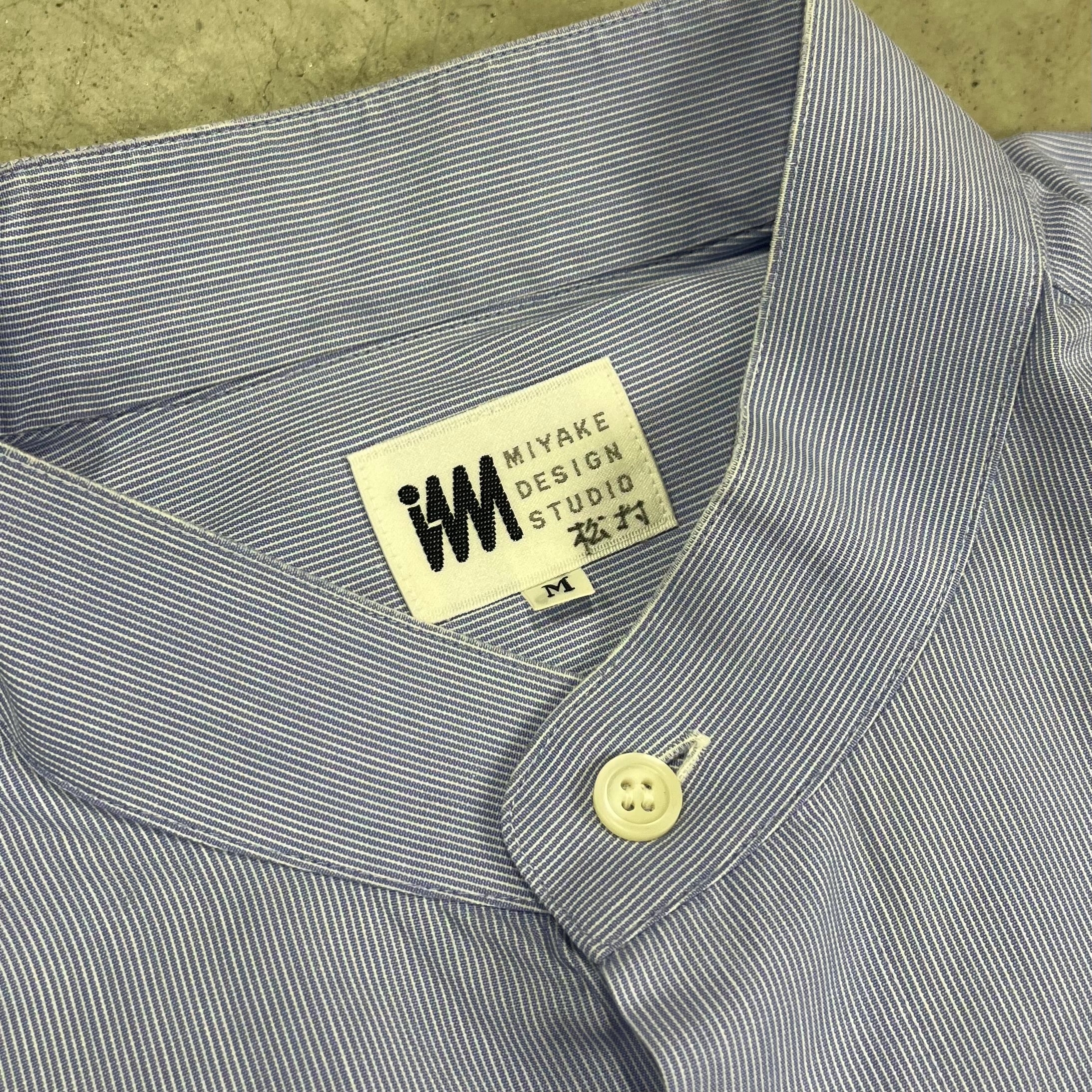 Issey Miyake Pinstripe Button Up Shirt