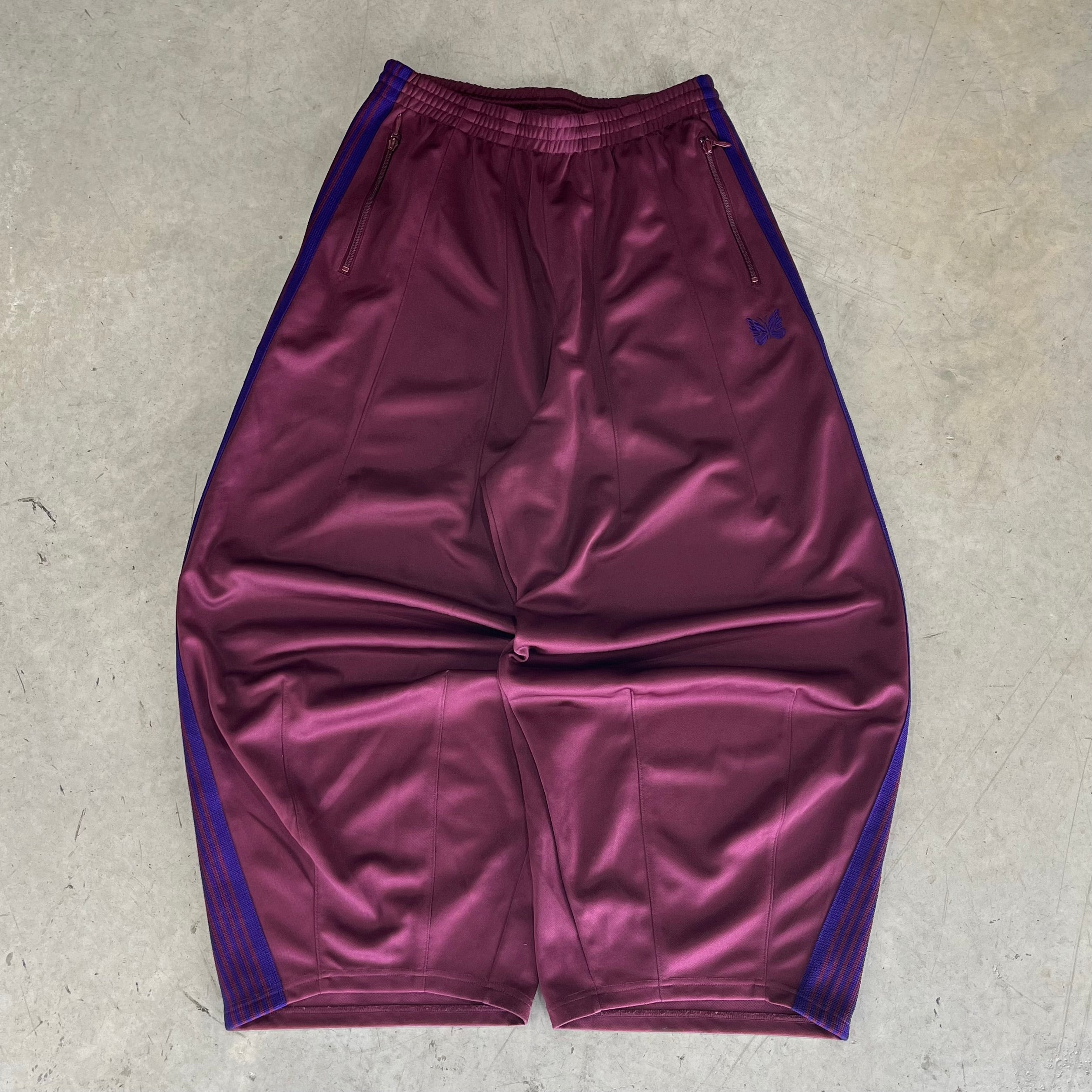 Needles HD Trackpants - Maroon/Purple