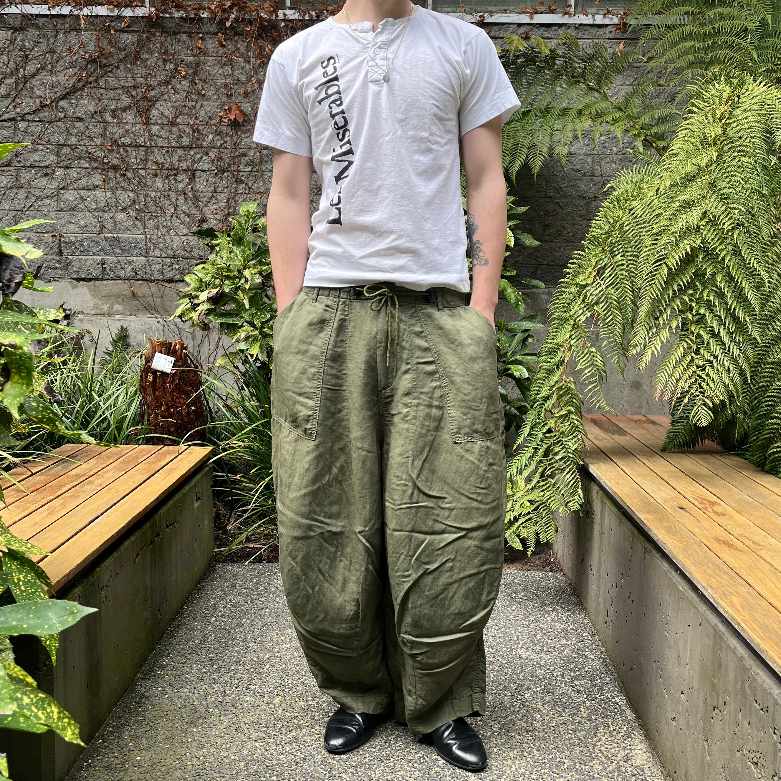 Needles HD Linen Fatigue Pants
