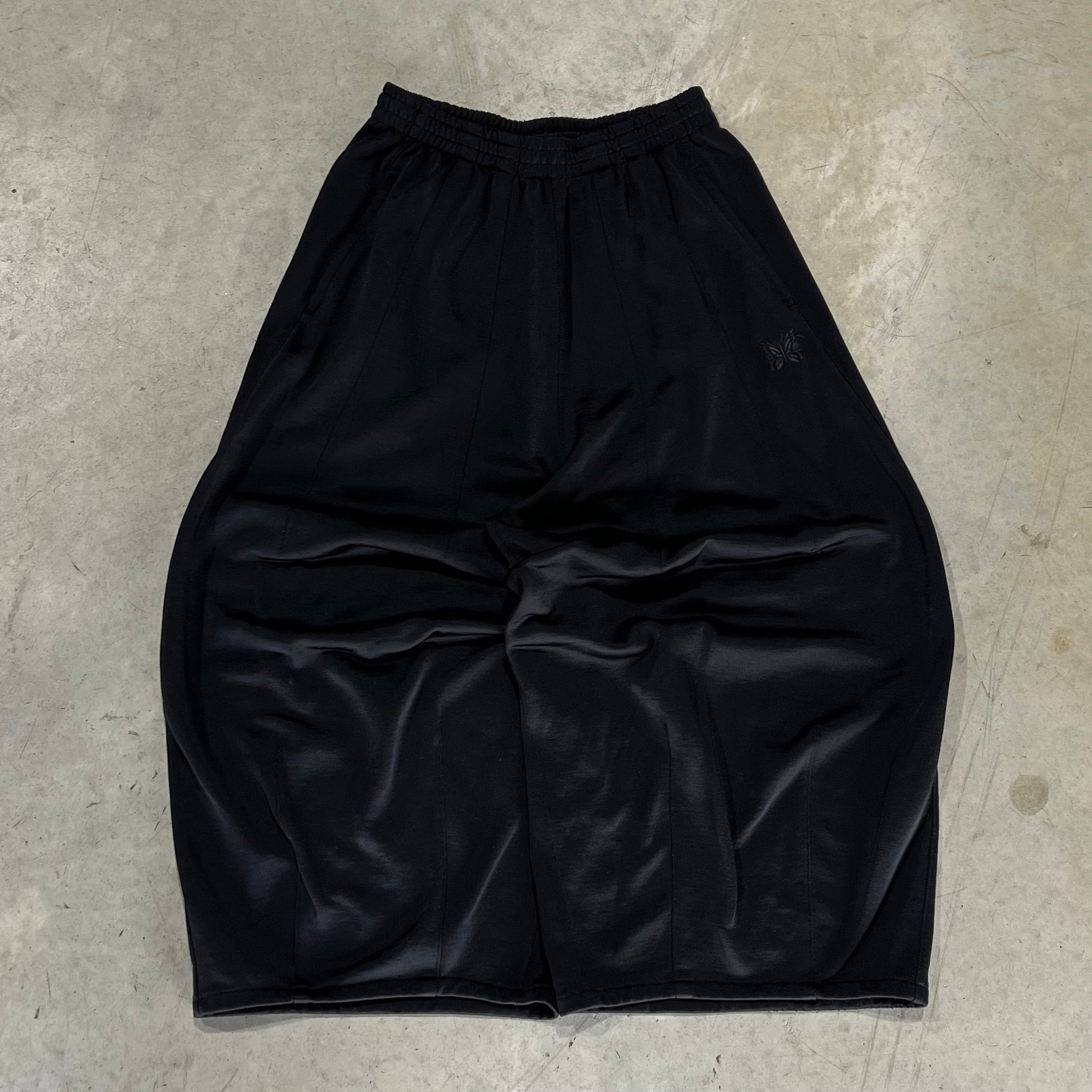 Needles HD Terry Lined Trackpants - Triple Black