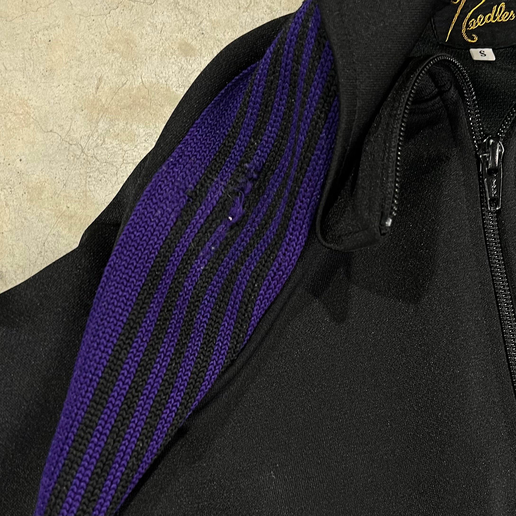 Needles Poly Track Jacket - Black/Purple