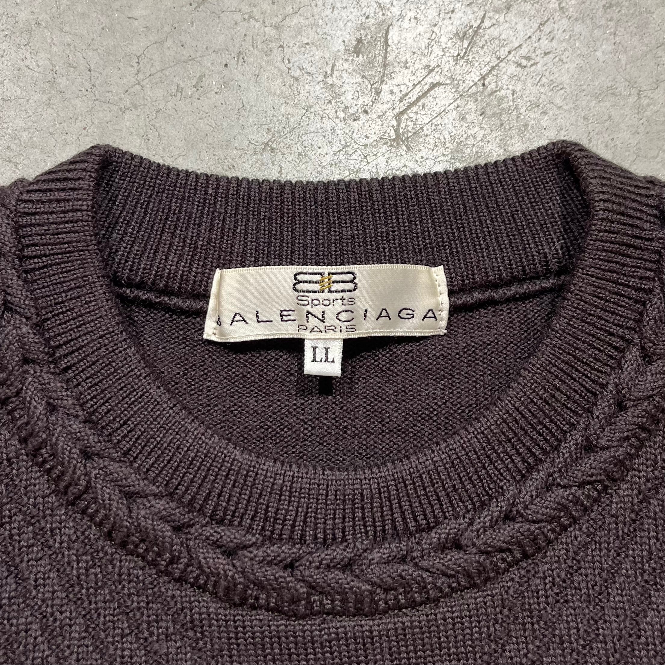 Balenciaga Textured Knit Sweater
