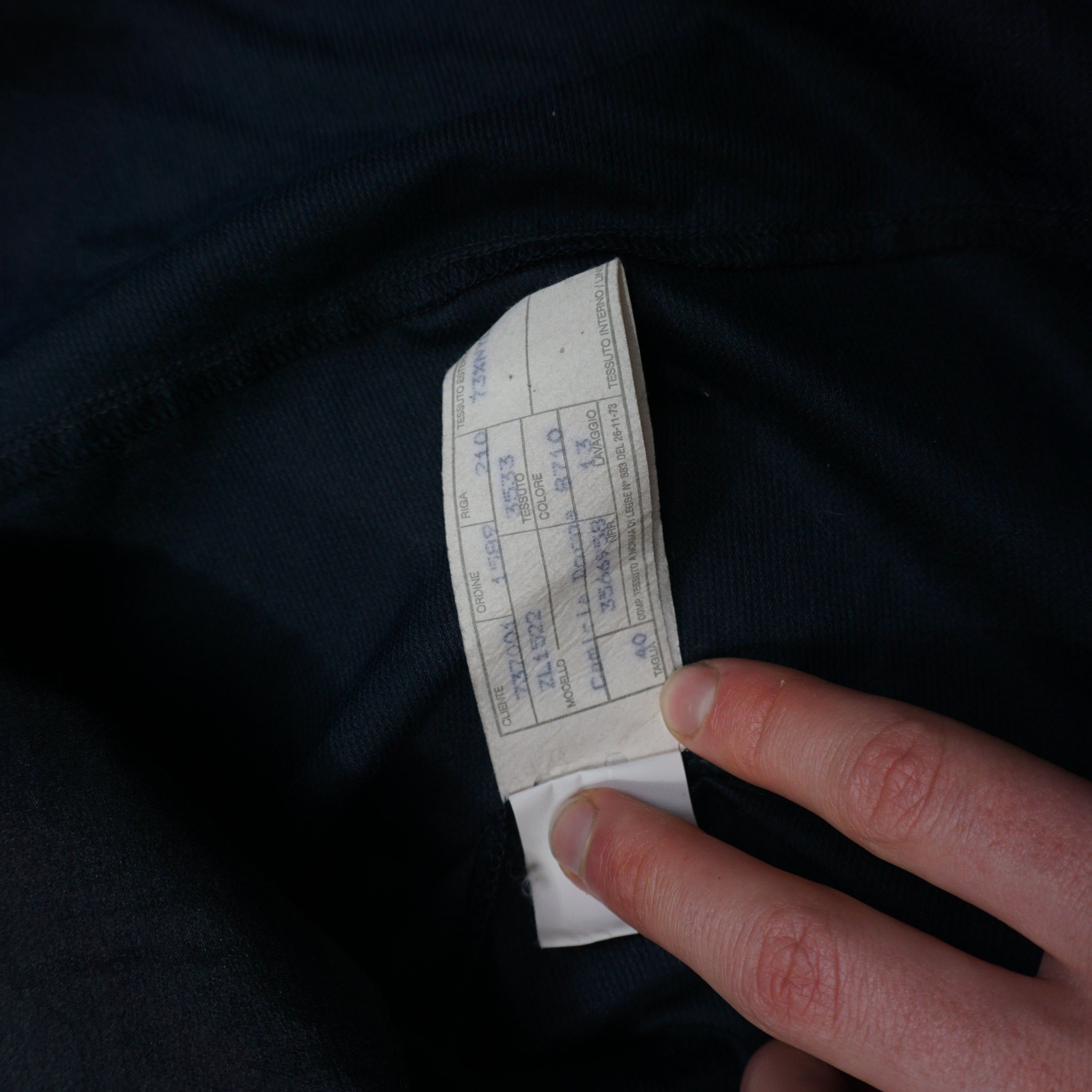 2000s Emporio Armani Asymmetrical Closure Jacket