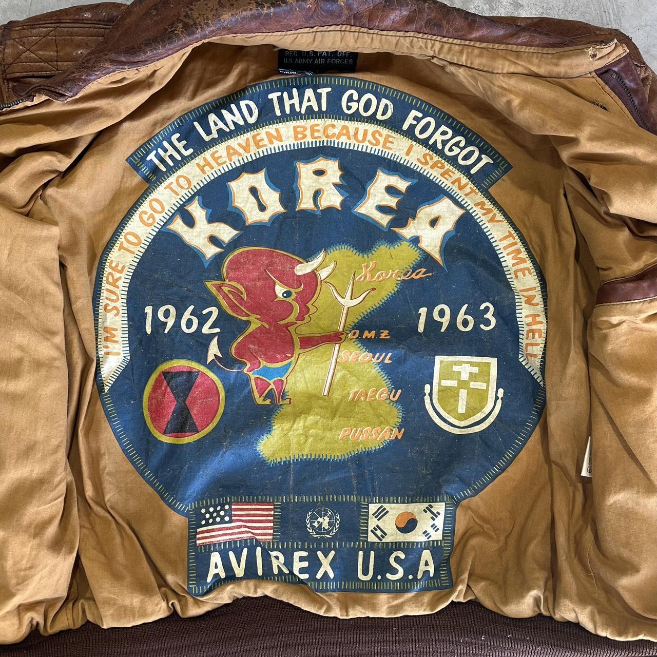 90s Avirex Aviator Leather Jacket