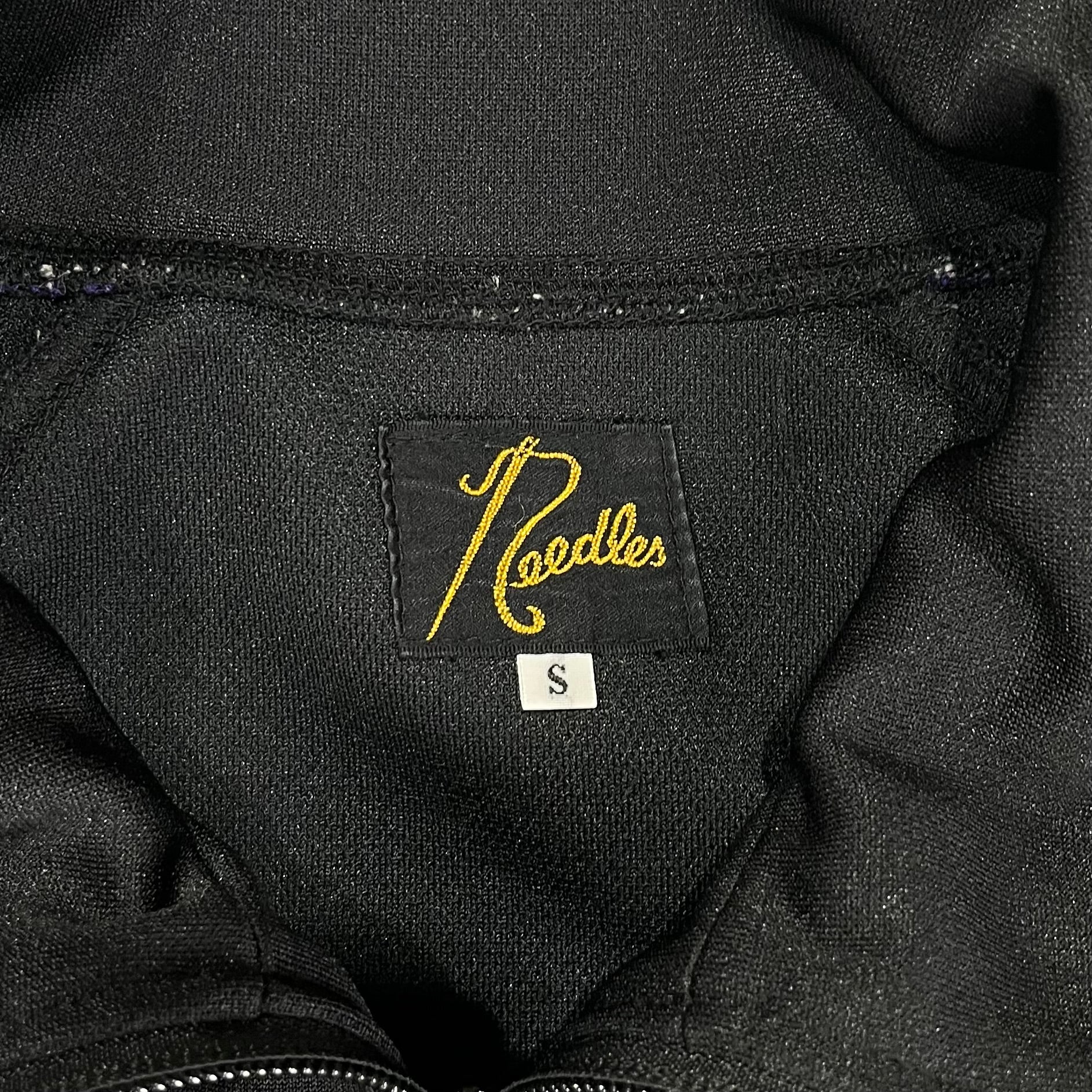 Needles Poly Track Jacket - Black/Purple