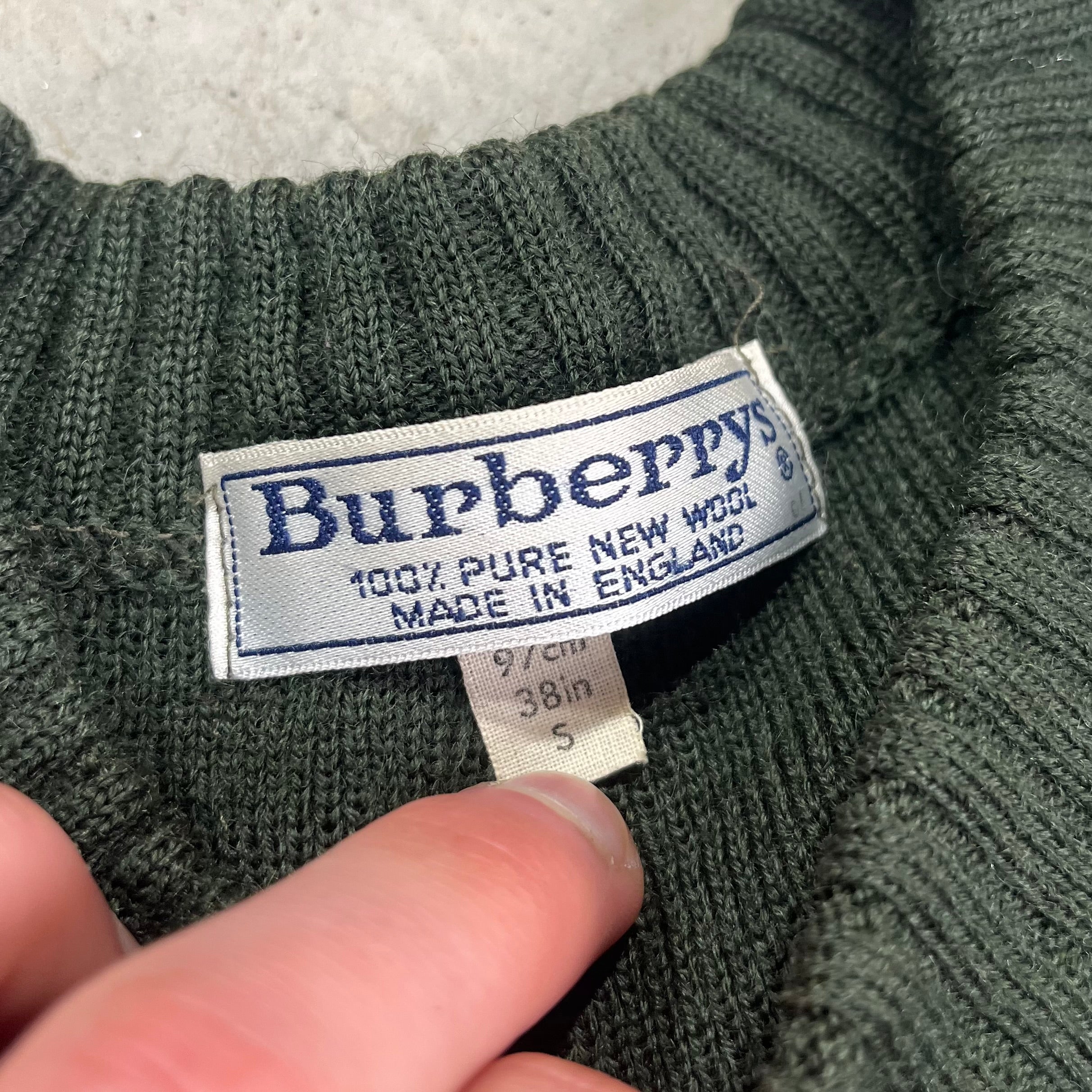 90s Burberry Wool Knit Sweater