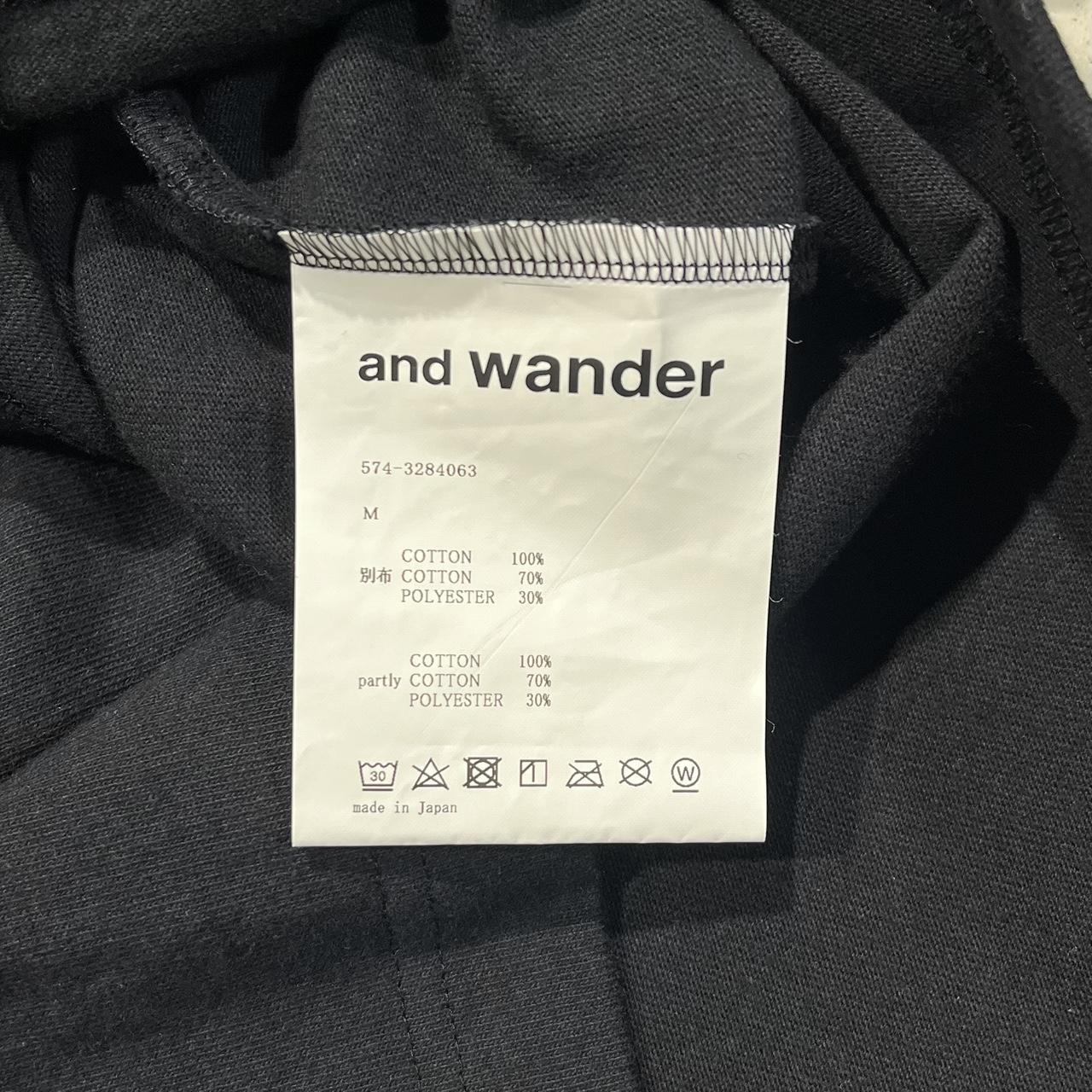 90s And Wander Heavyweight High Neckline T-Shirt Pocket Tee