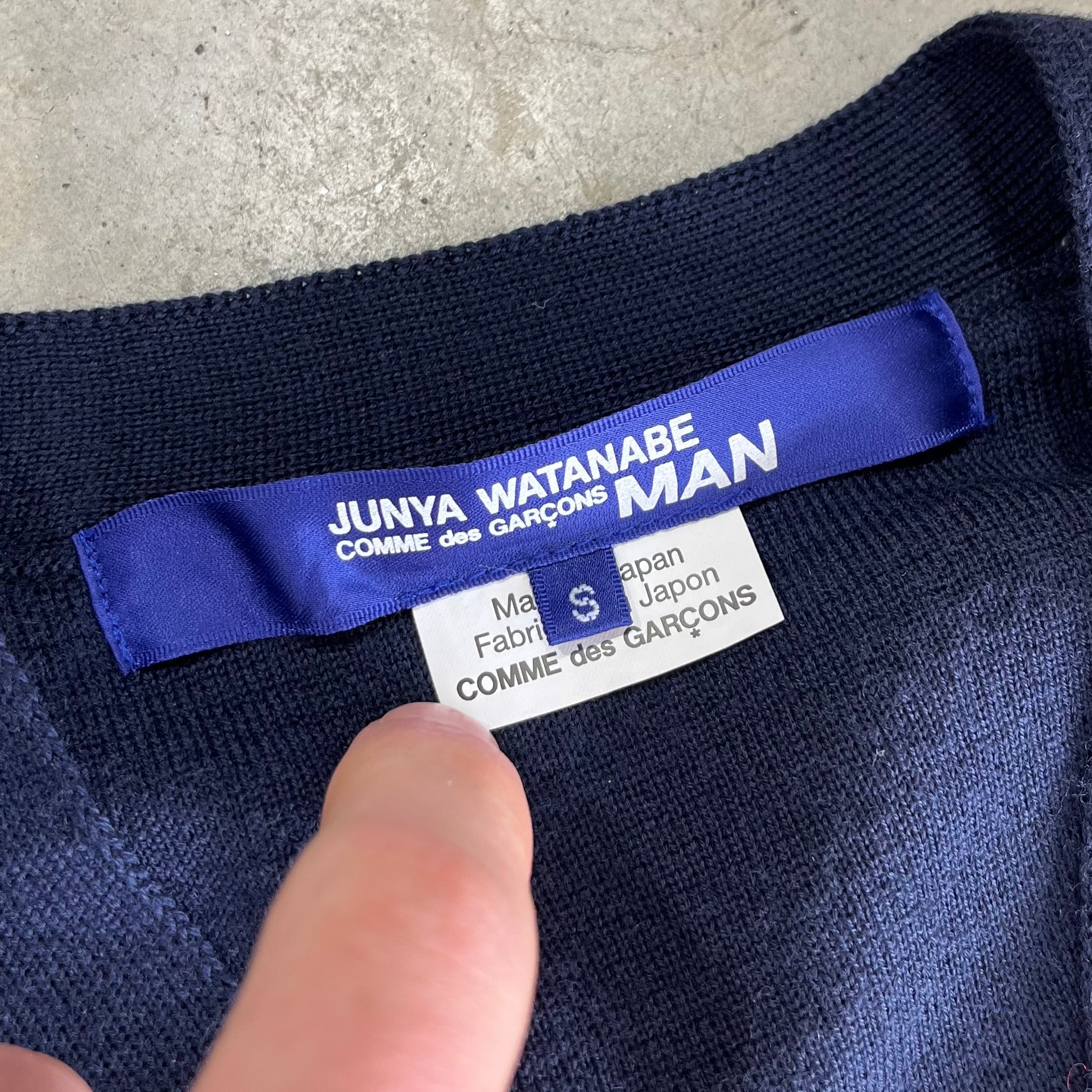 Juna Watanabe CDG Camo Cardigan