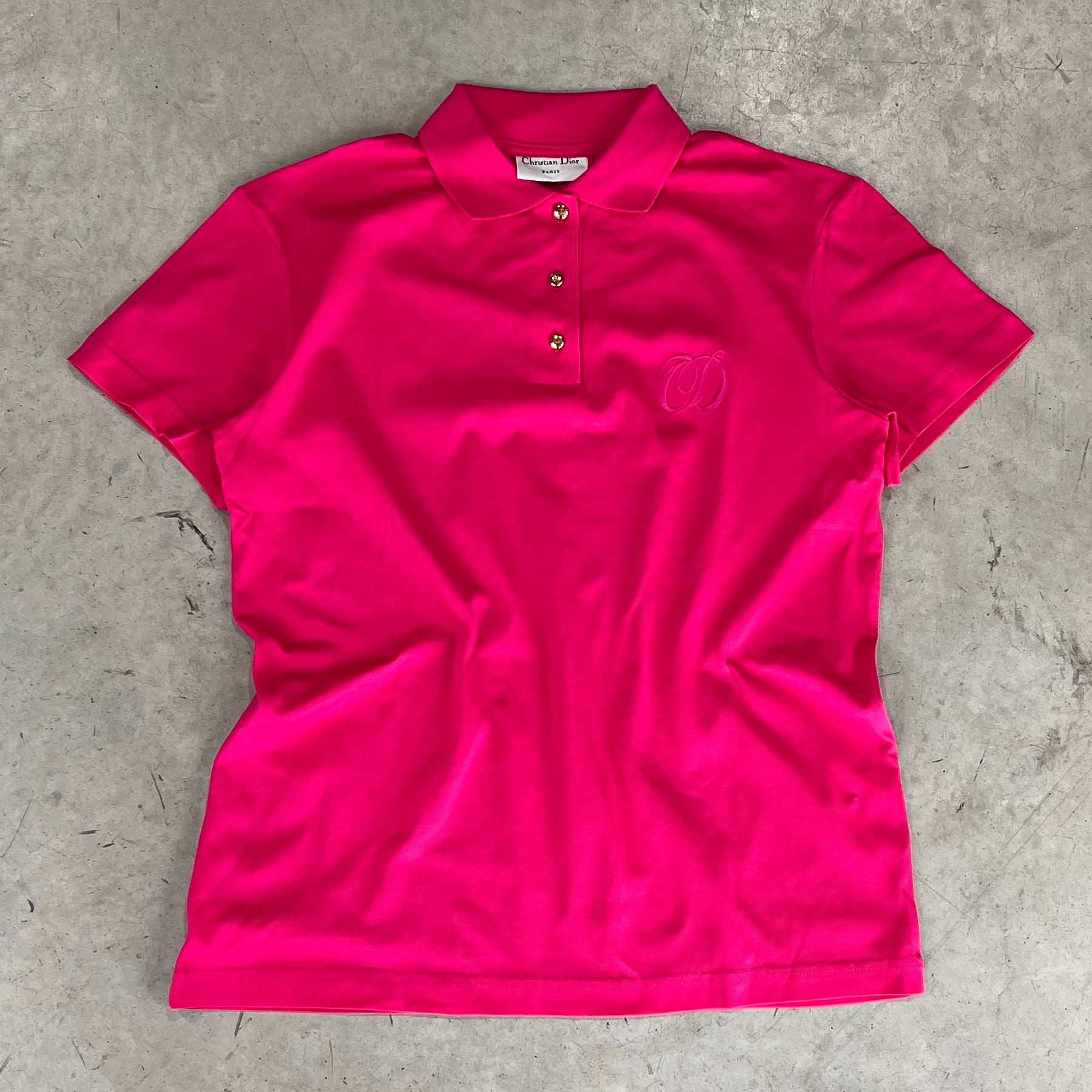 Christian Dior Women’s Button Up Polo Shirt