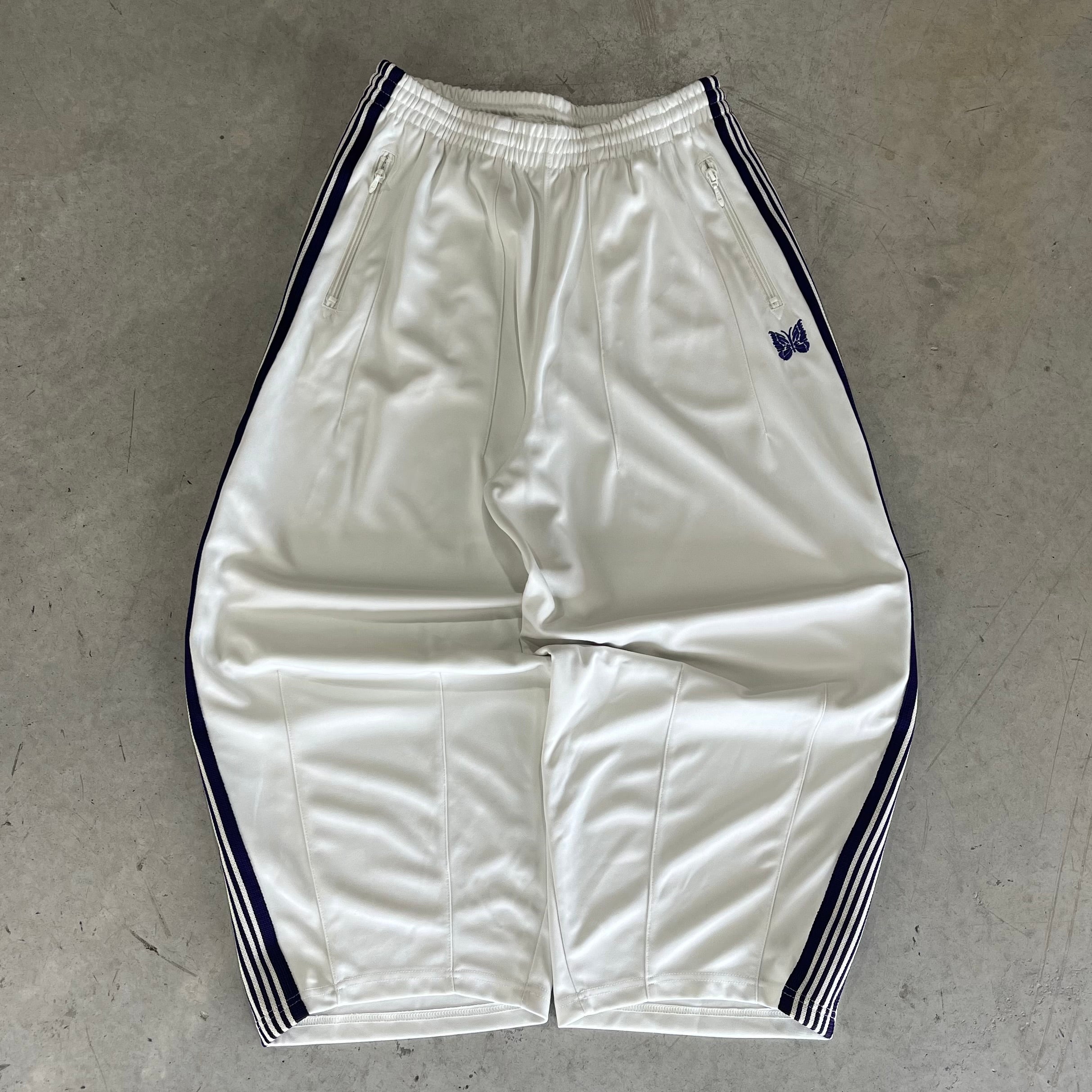 Needles HD Trackpants - White/Purple