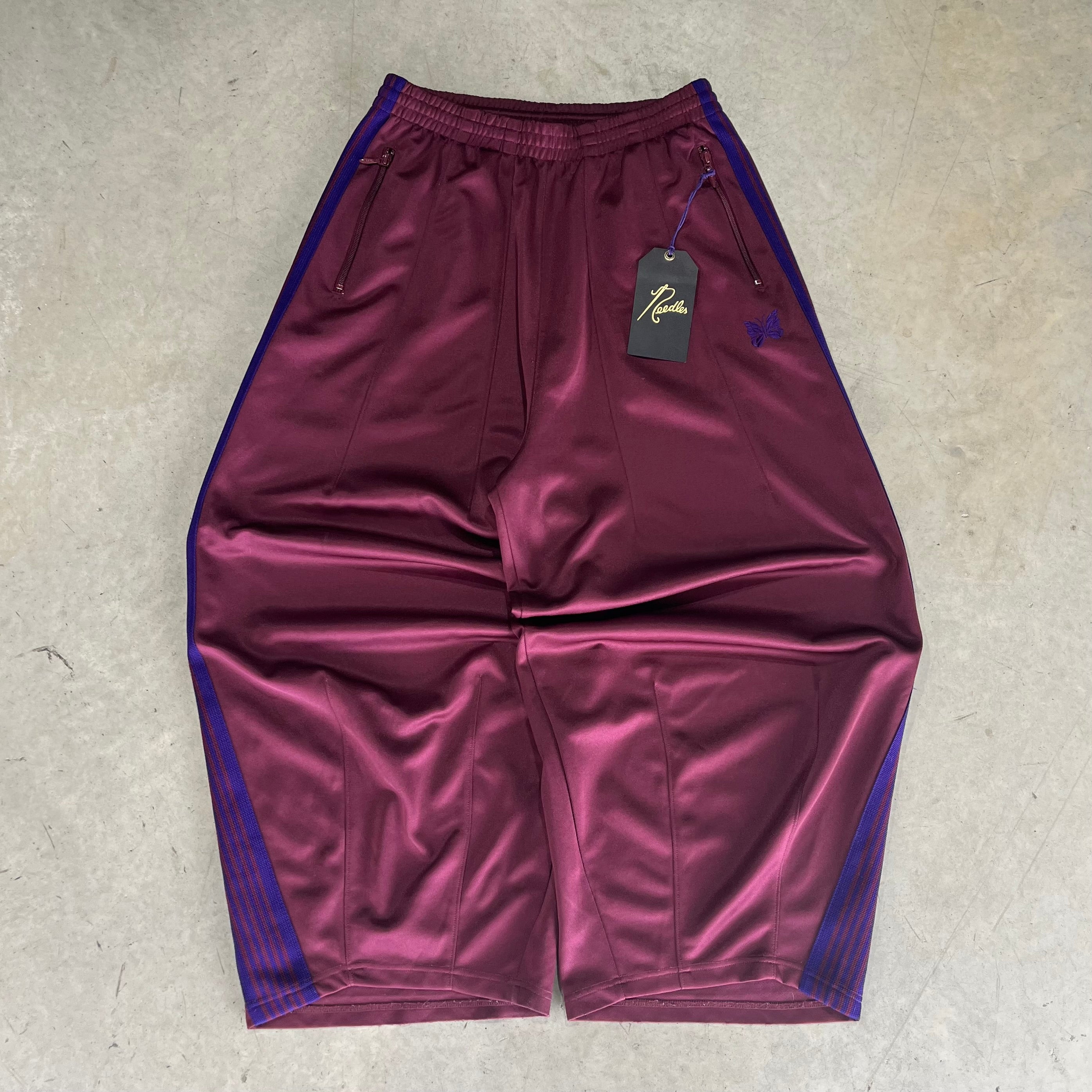Needles HD Trackpants - Maroon/Purple