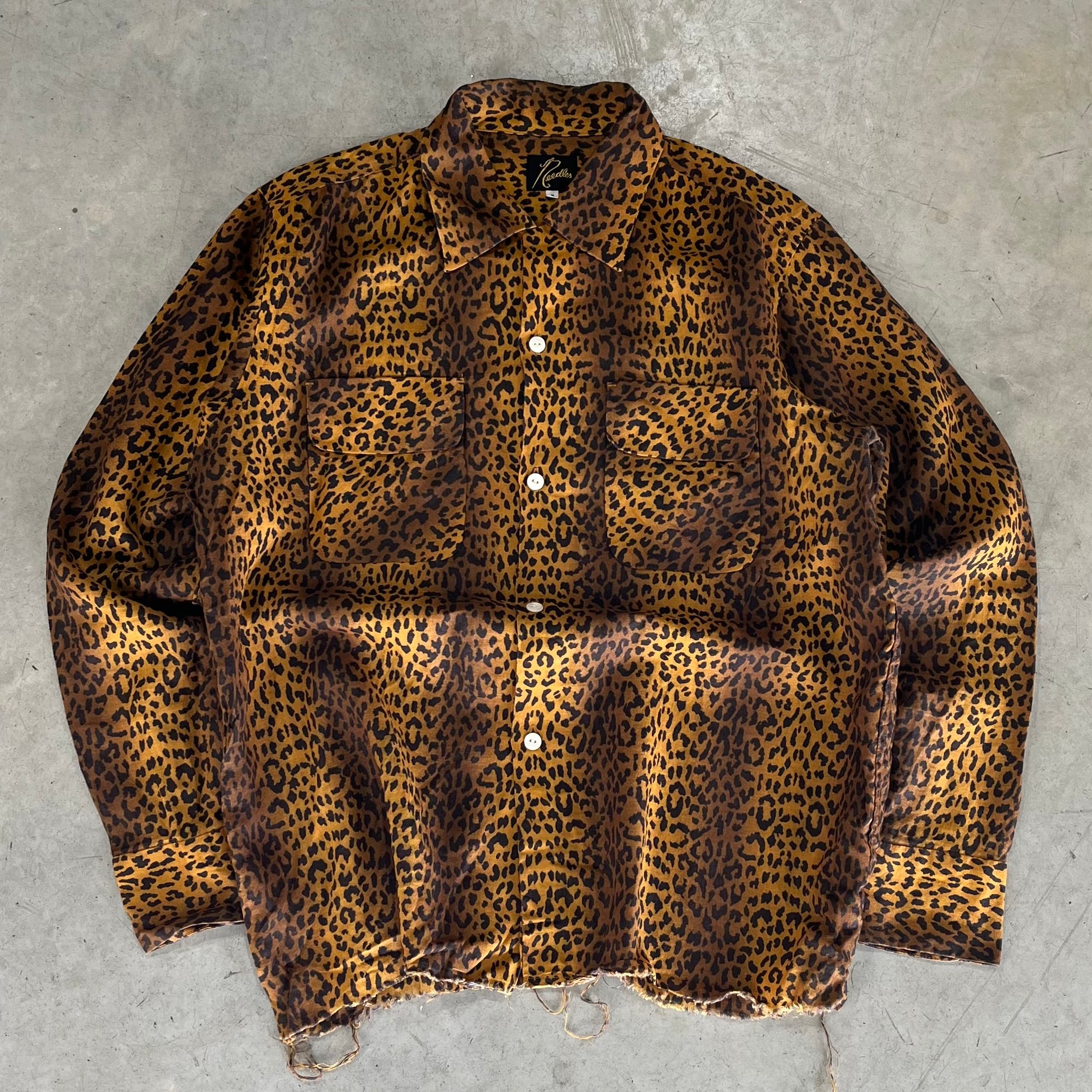 Needles Leopard Print Button Up Shirt