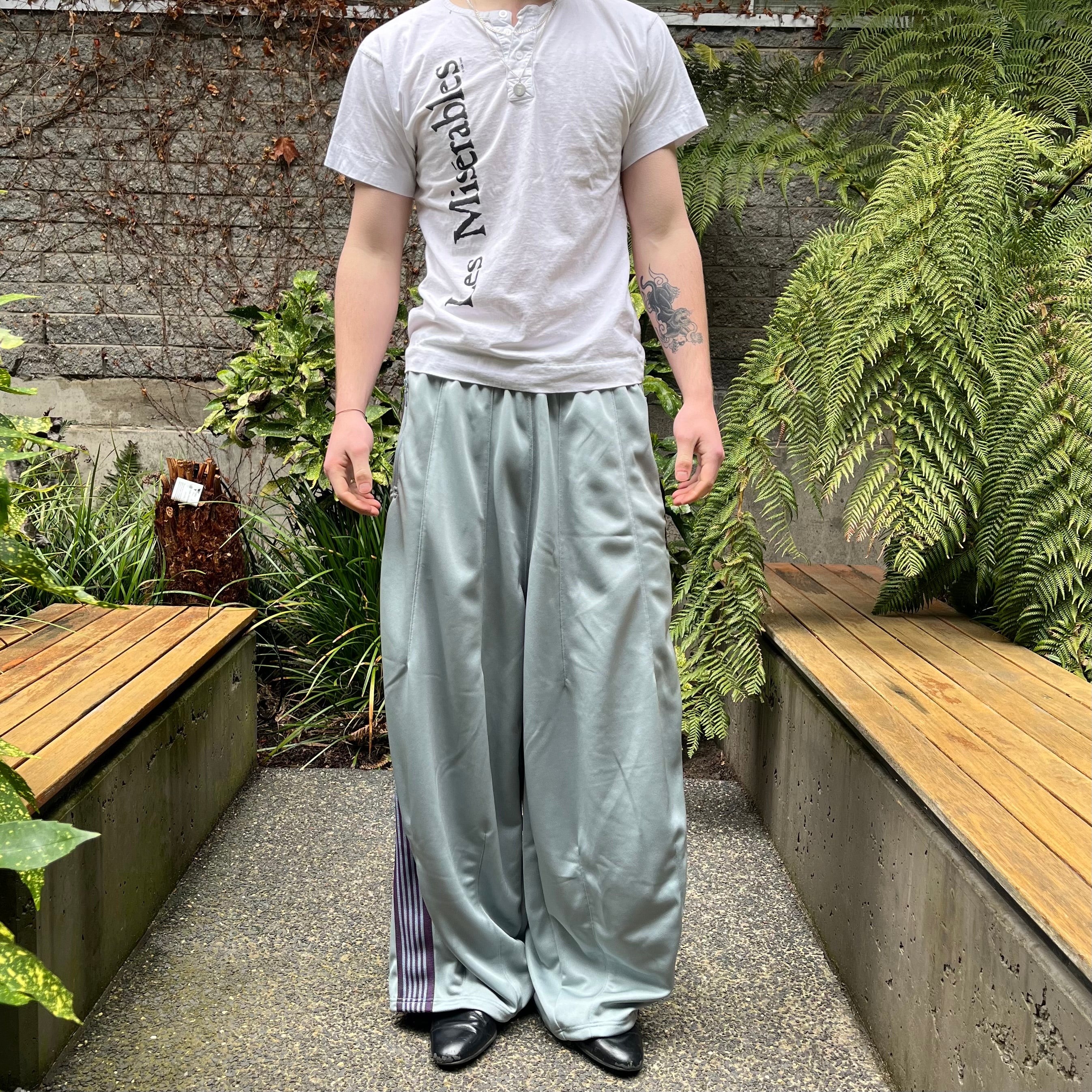 NWT Needles HD Trackpants - Turquoise/Purple