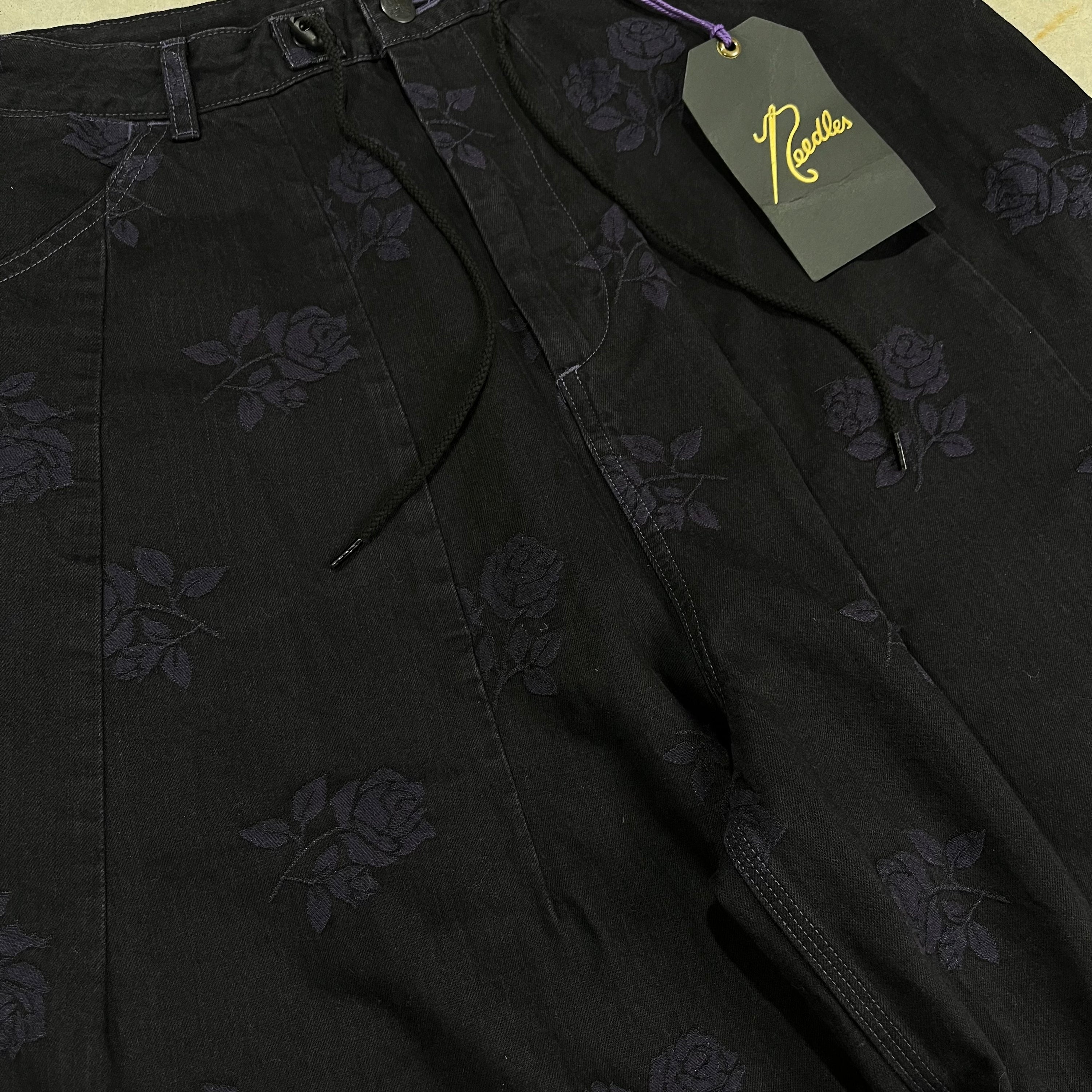 NWT Needles HD Rose Embroidered Jeans
