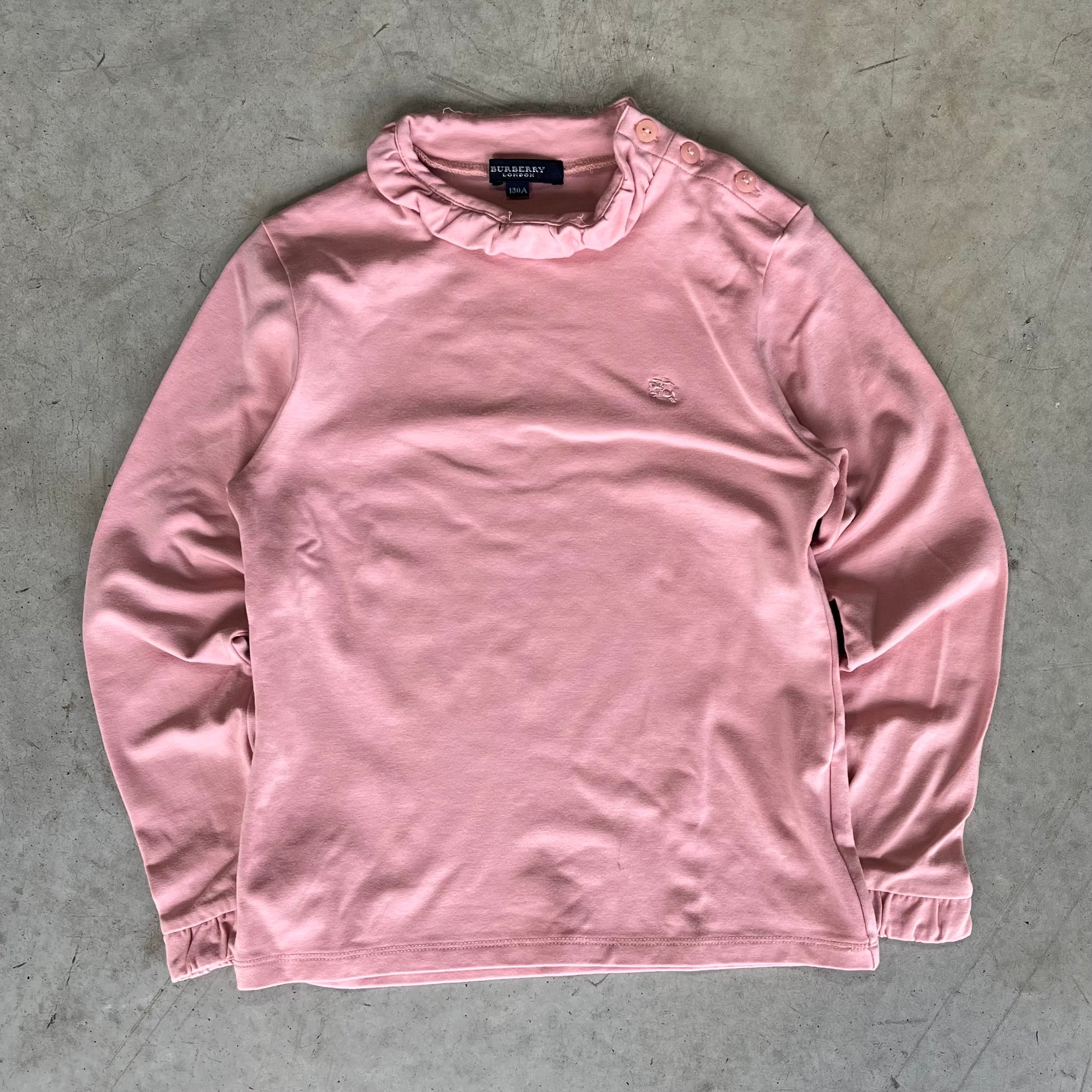 Burberry Ruffle Neck Baby Tee