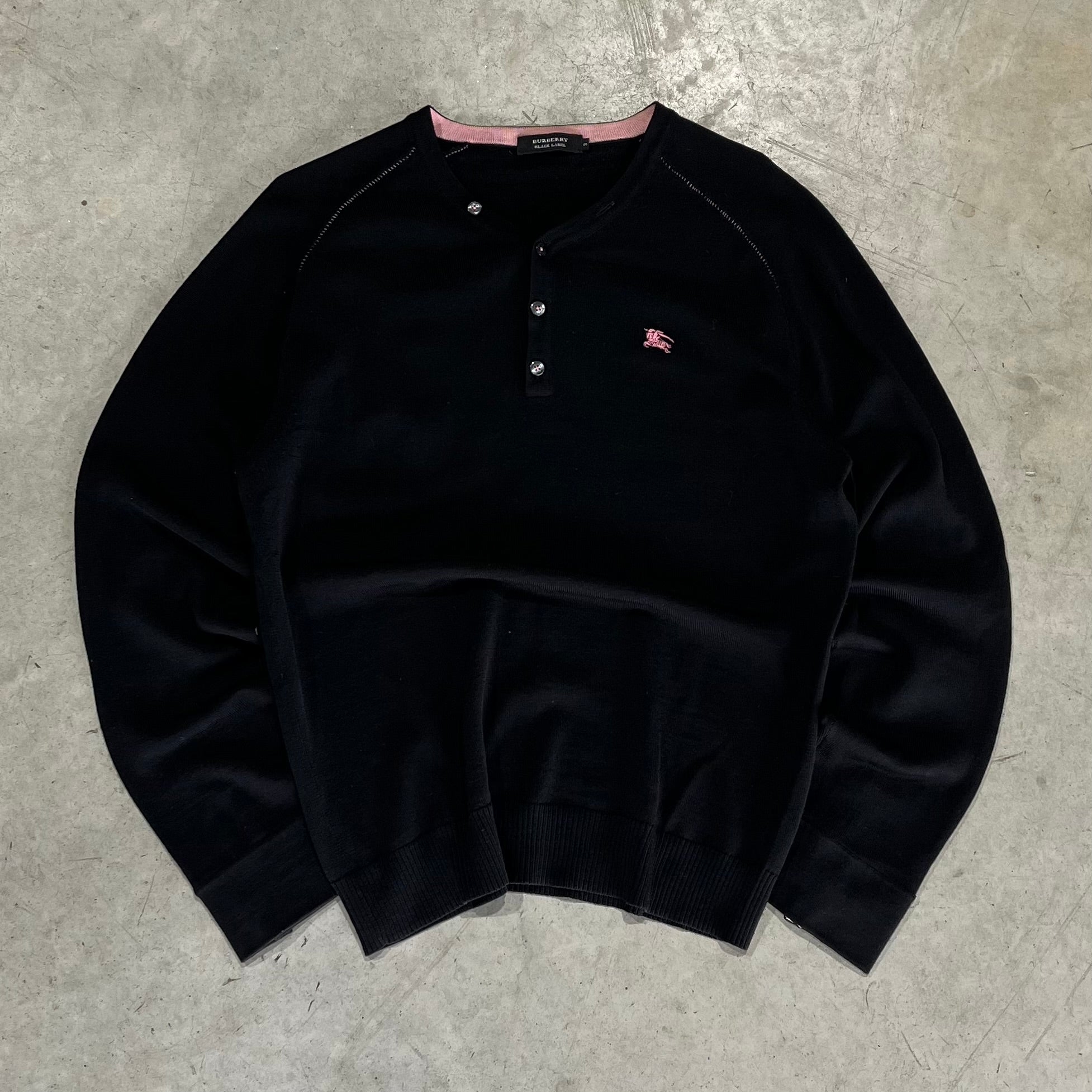 Burberry Black Label Henley Knit