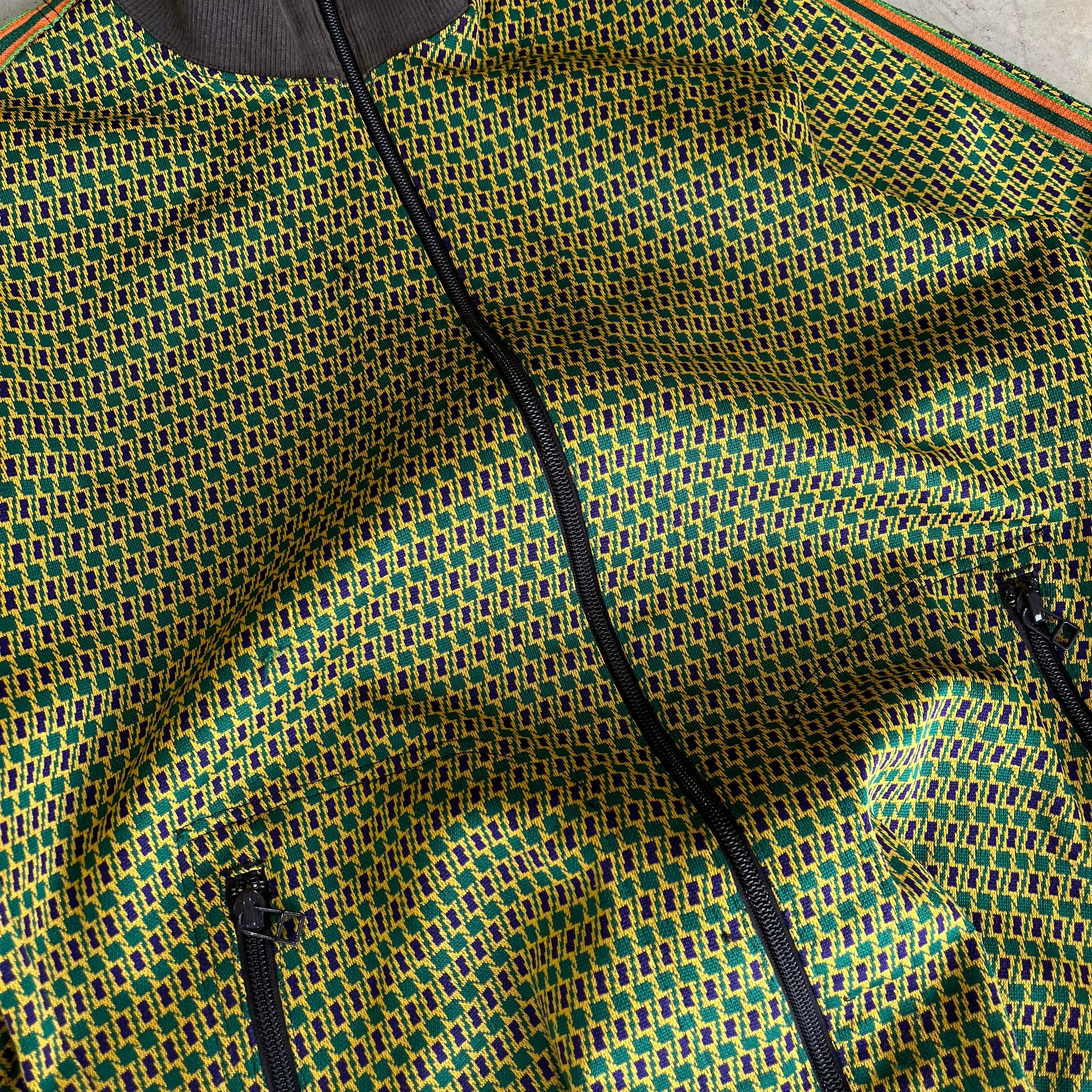 Issey Miyake Patterned Track Jacket