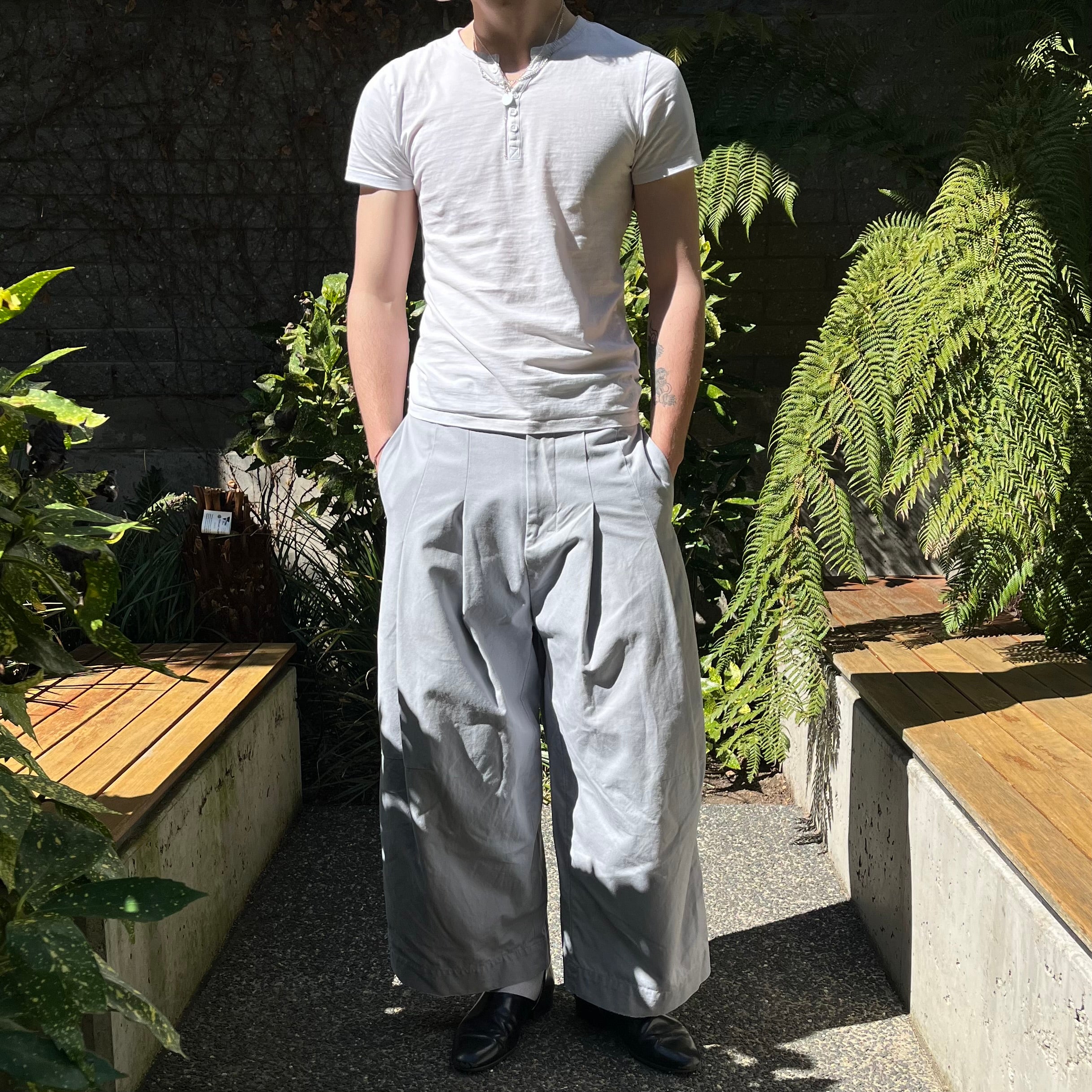 Shinya Kozuka Baggy Pleated Trouser – Canberra Garms