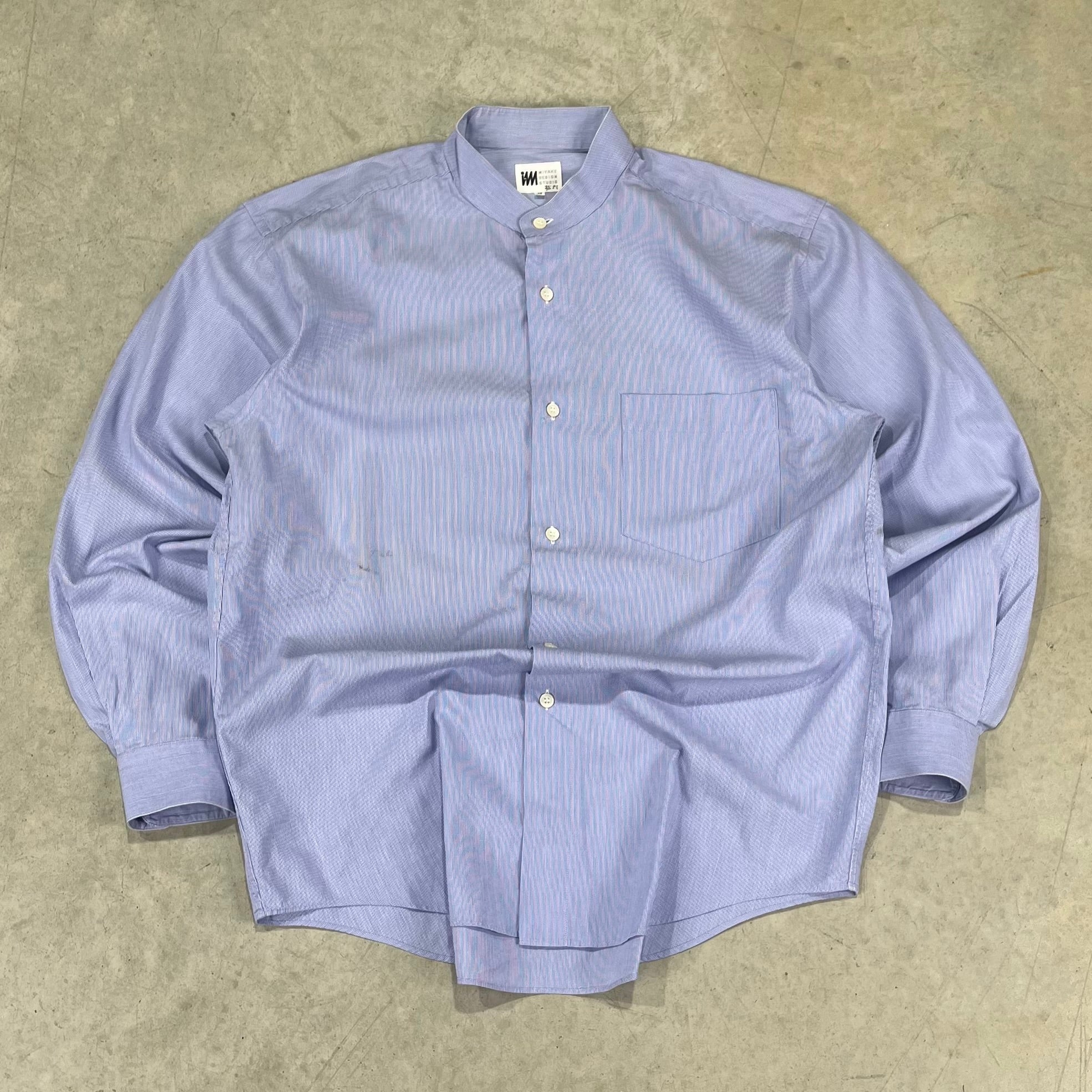 Issey Miyake Pinstripe Button Up Shirt