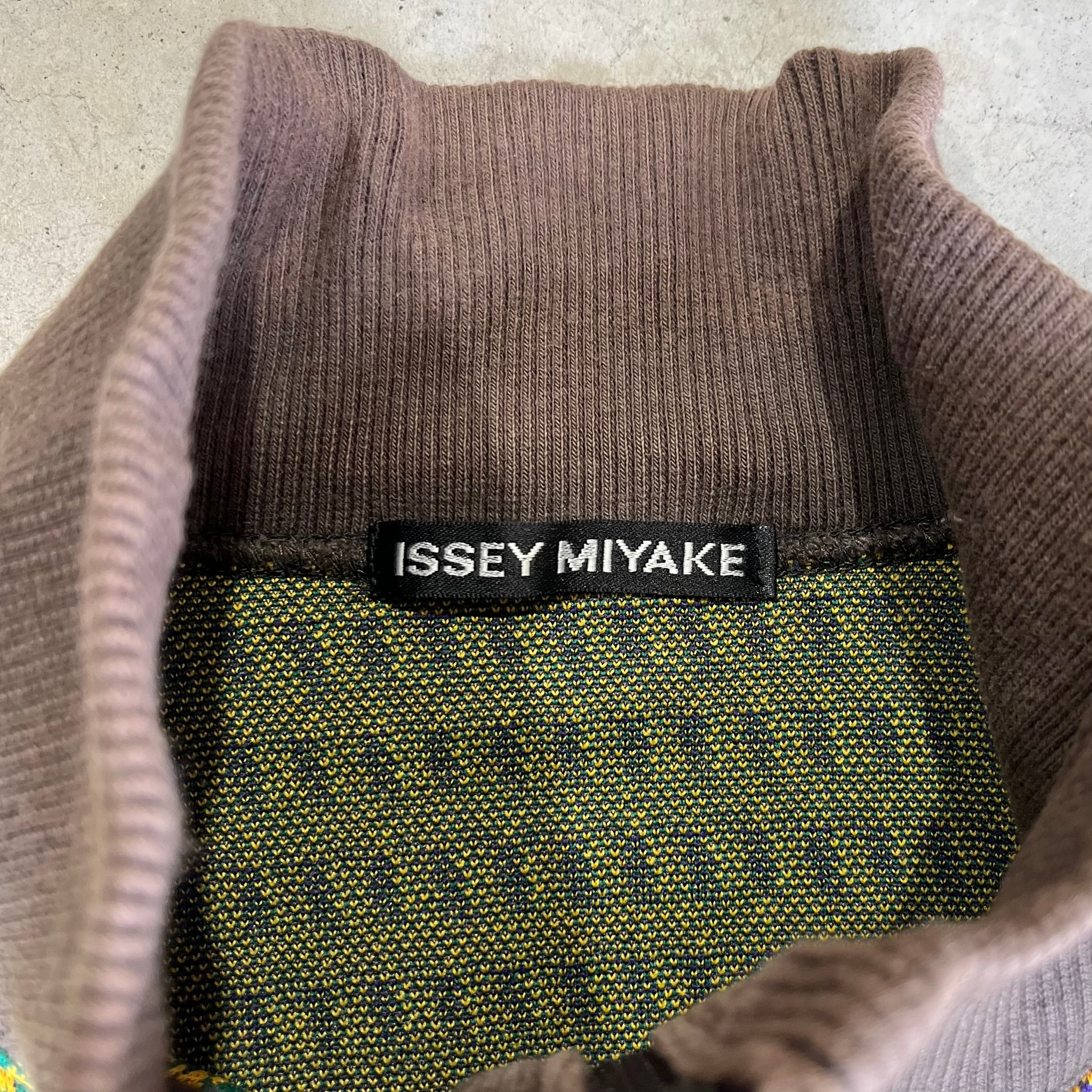 Issey Miyake Patterned Track Jacket