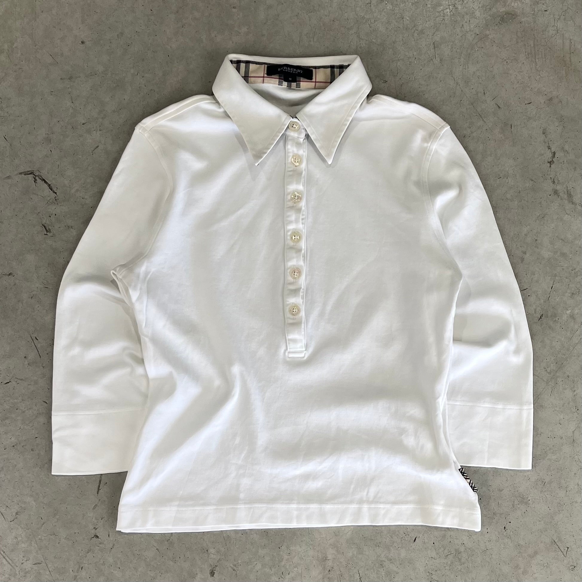 Burberry Button Up Polo Shirt